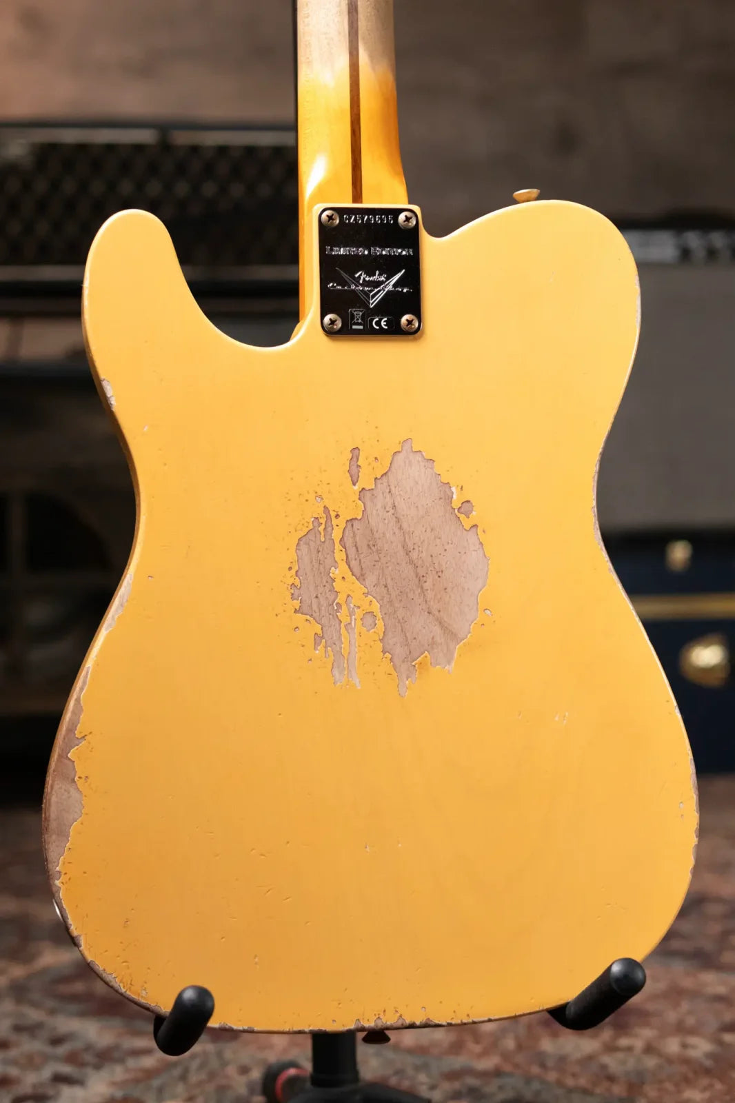 Fender Custom Shop Limited Edition CuNiFe Telecaster Custom Heavy Relic 1-Piece Maple Neck - Aged Nocaster Blonde