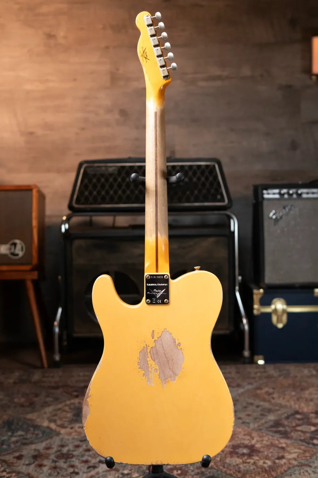 Fender Custom Shop Limited Edition CuNiFe Telecaster Custom Heavy Relic 1-Piece Maple Neck - Aged Nocaster Blonde