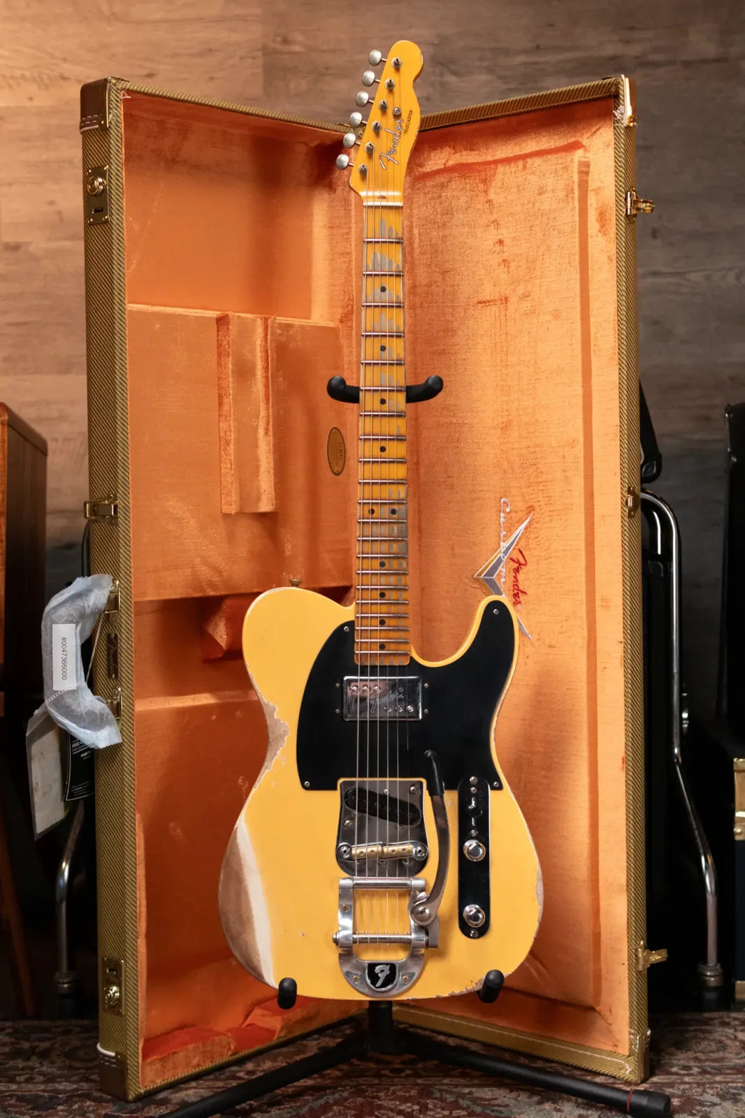 Fender Custom Shop Limited Edition CuNiFe Telecaster Custom Heavy Relic 1-Piece Maple Neck - Aged Nocaster Blonde