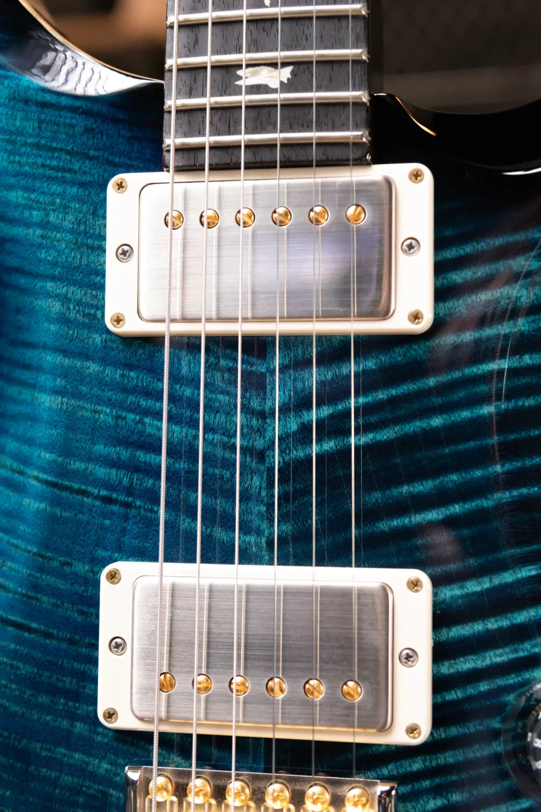 PRS DGT 10-Top - Custom Color River Blue Smokeburst with Hardshell Case