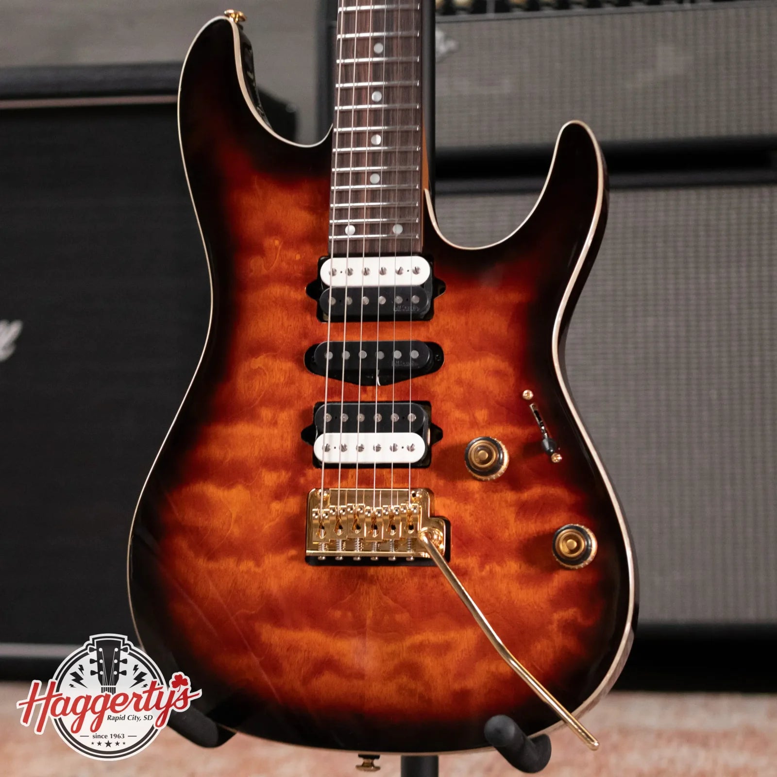 Ibanez AZ47P1GMDEB Electric Guitar - Dragon Eye Burst