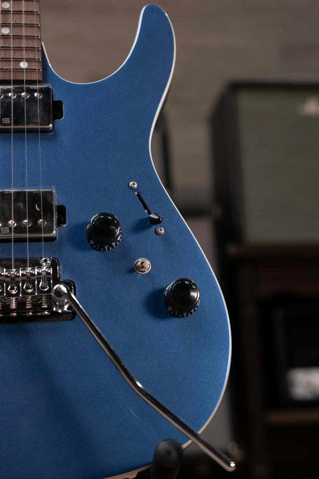 Ibanez Premium AZ42P1PBE Electric Guitar - Prussian Blue Metallic with Gig Bag