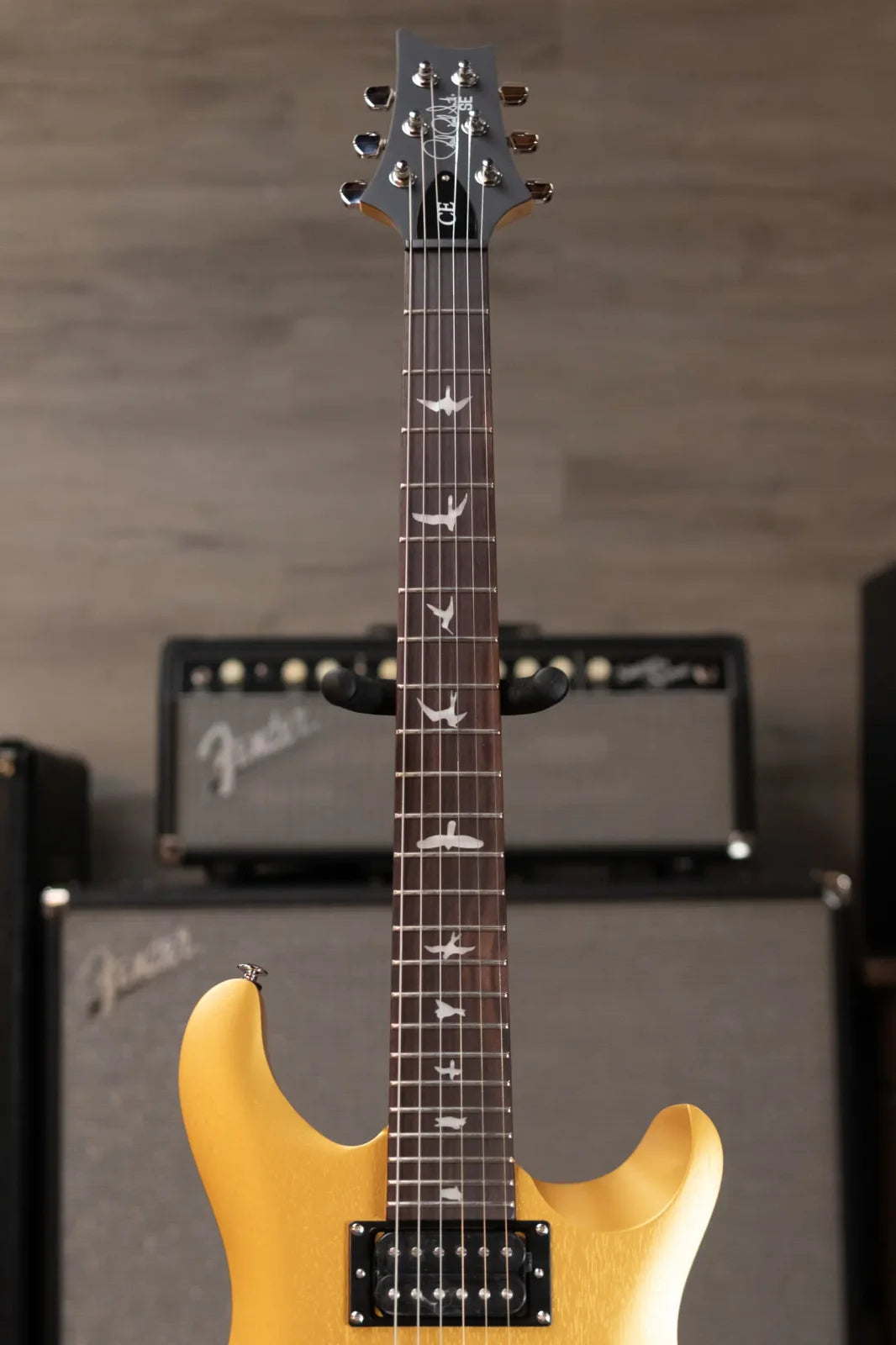 PRS SE CE 24 Standard Satin Electric Guitar - Metallic Gold with Gig Bag
