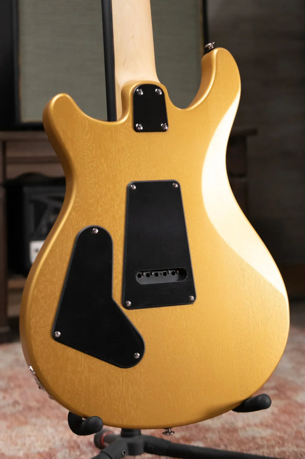 PRS SE CE 24 Standard Satin Electric Guitar - Metallic Gold with Gig Bag