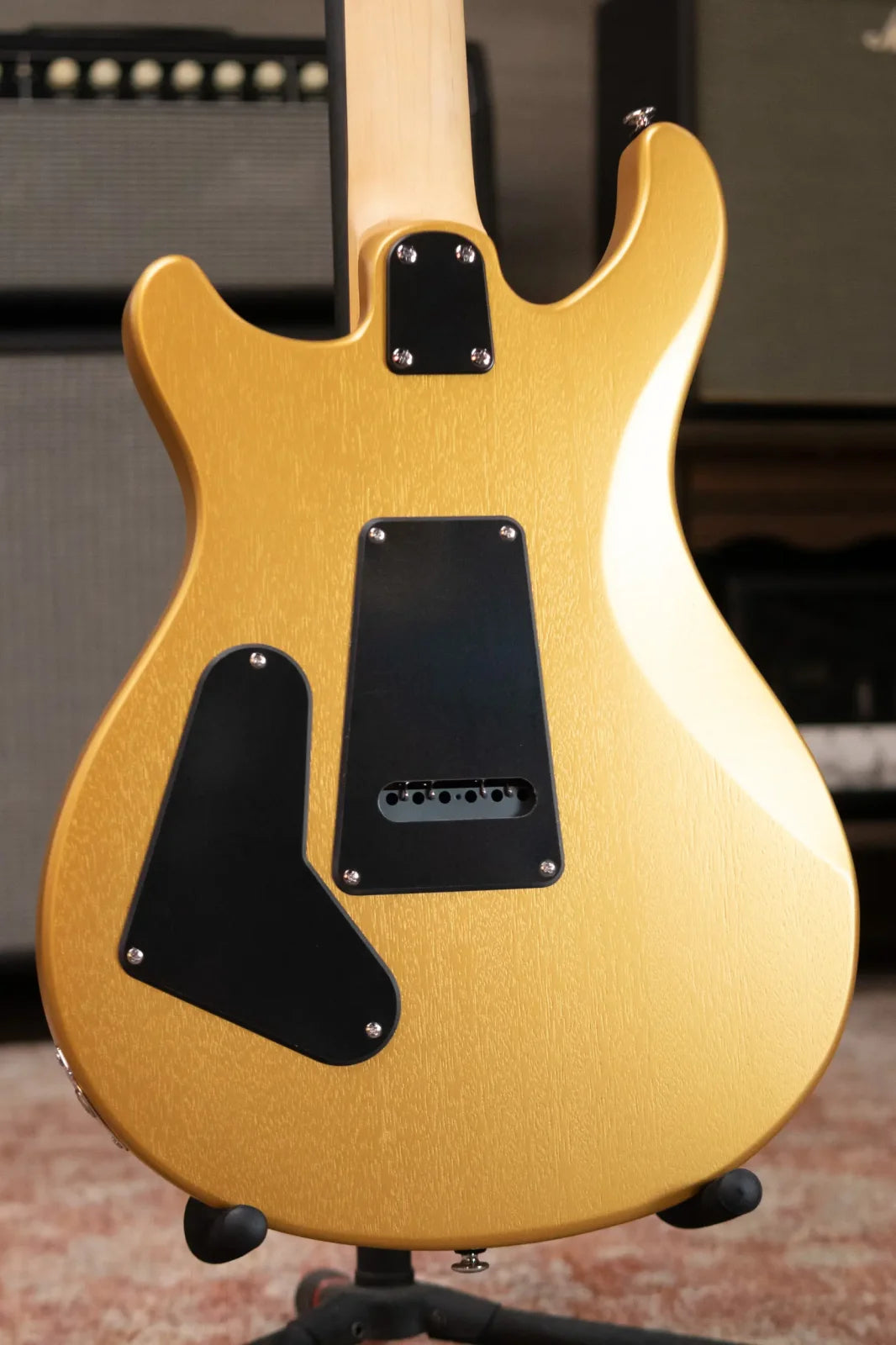PRS SE CE 24 Standard Satin Electric Guitar - Metallic Gold with Gig Bag