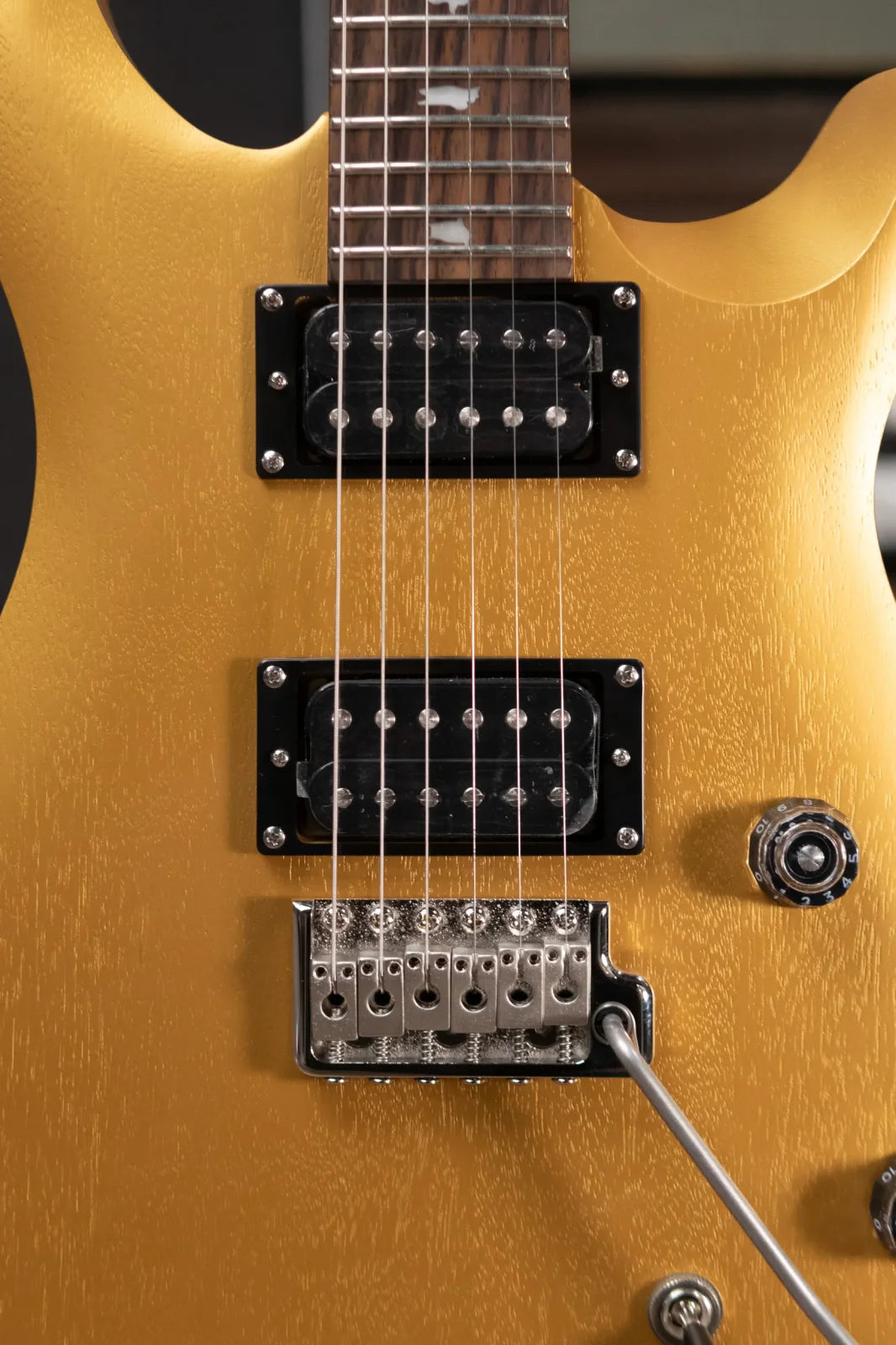 PRS SE CE 24 Standard Satin Electric Guitar - Metallic Gold with Gig Bag