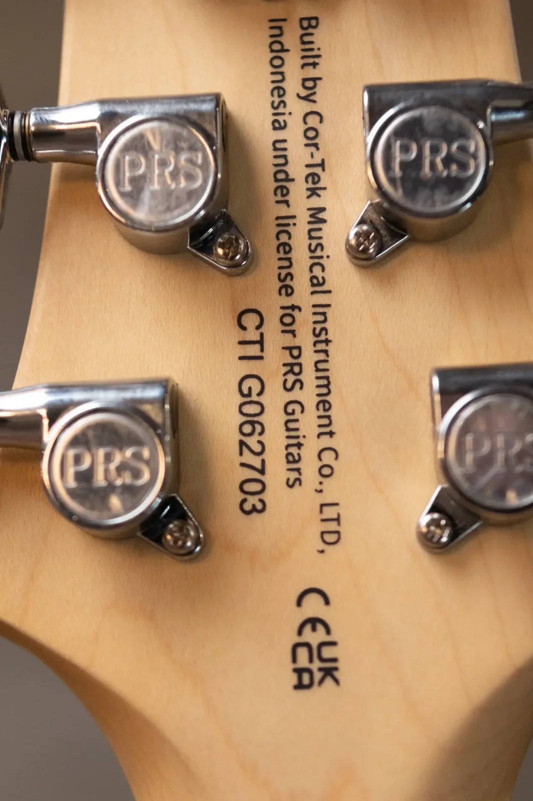 PRS SE CE 24 Standard Satin Electric Guitar - Metallic Gold with Gig Bag