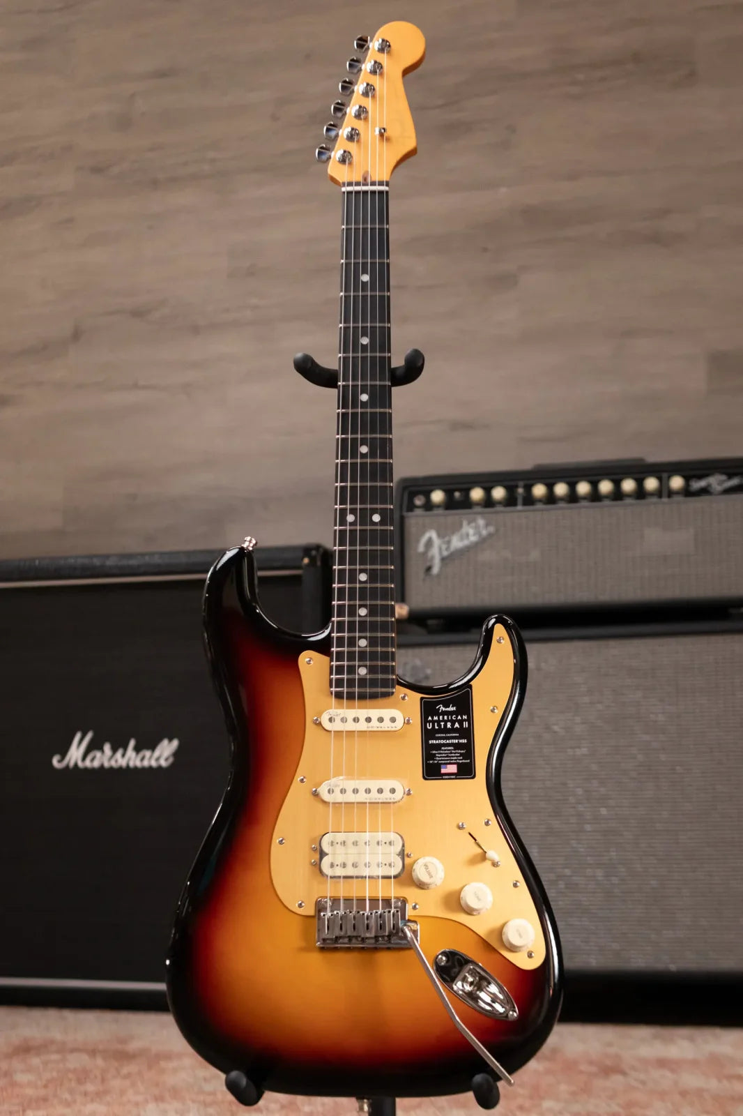 Fender American Ultra II Stratocaster HSS Electric Guitar - Ultraburst with Hardshell Case - Demo