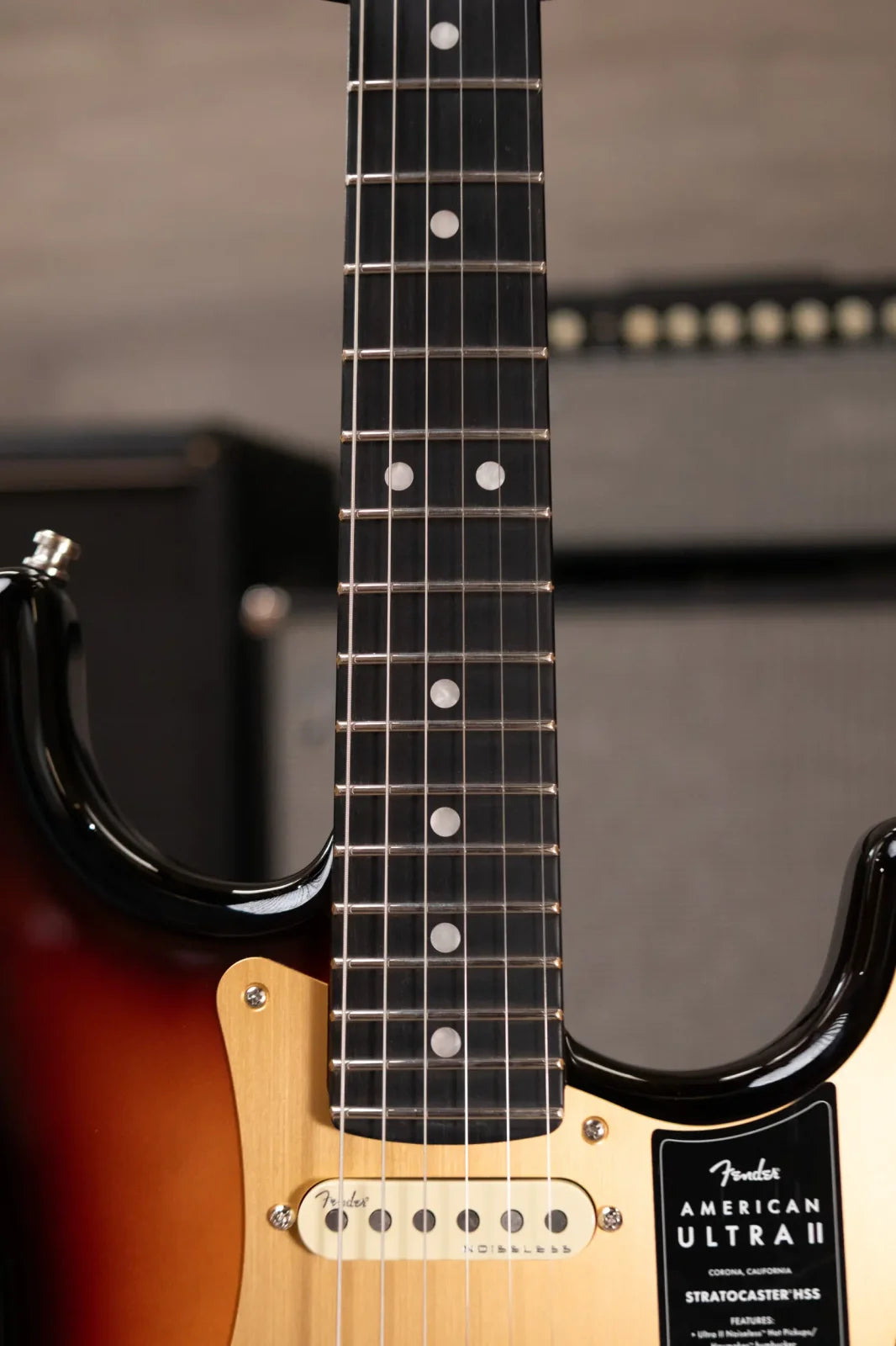 Fender American Ultra II Stratocaster HSS Electric Guitar - Ultraburst with Hardshell Case - Demo