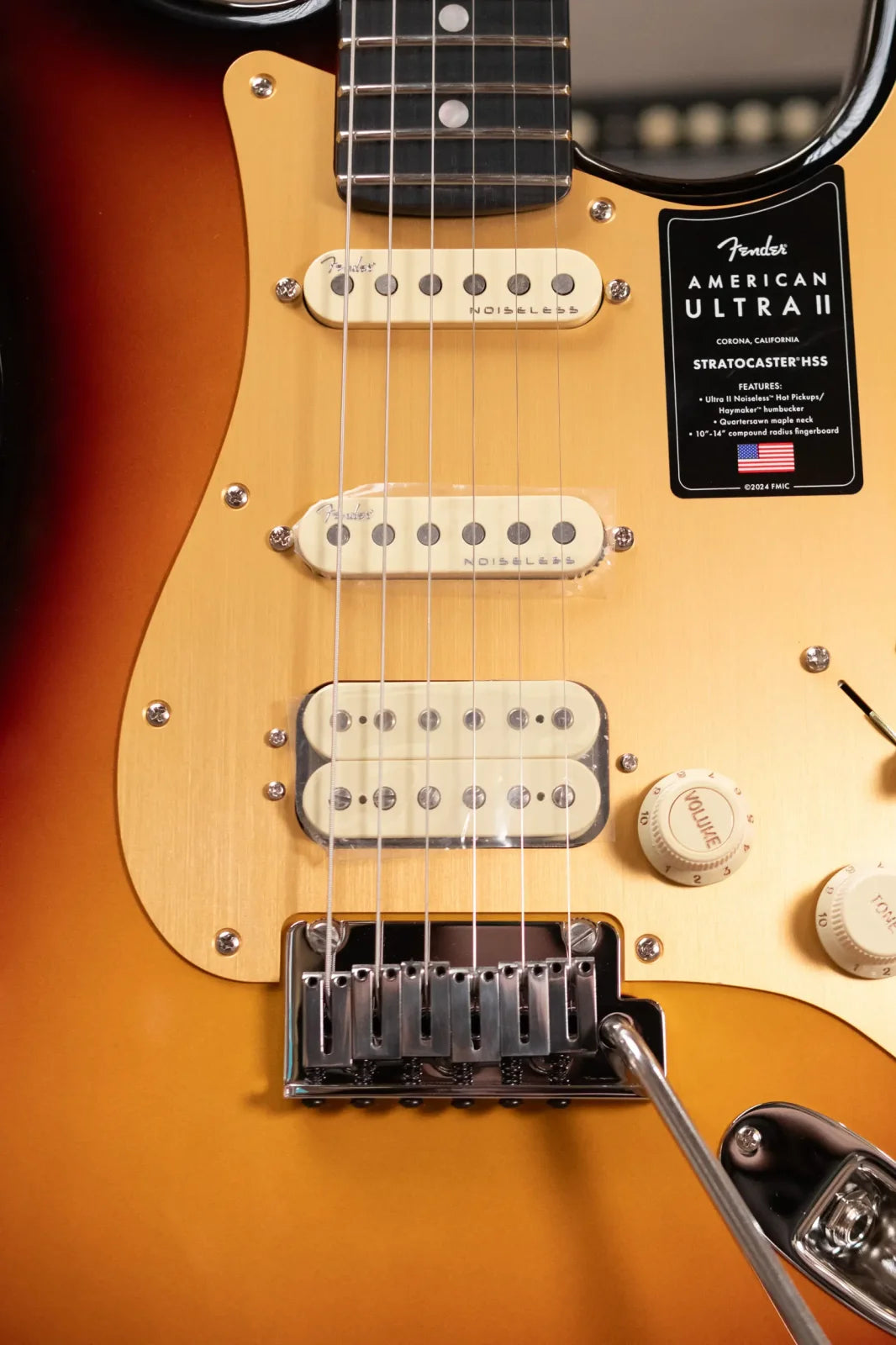 Fender American Ultra II Stratocaster HSS Electric Guitar - Ultraburst with Hardshell Case - Demo