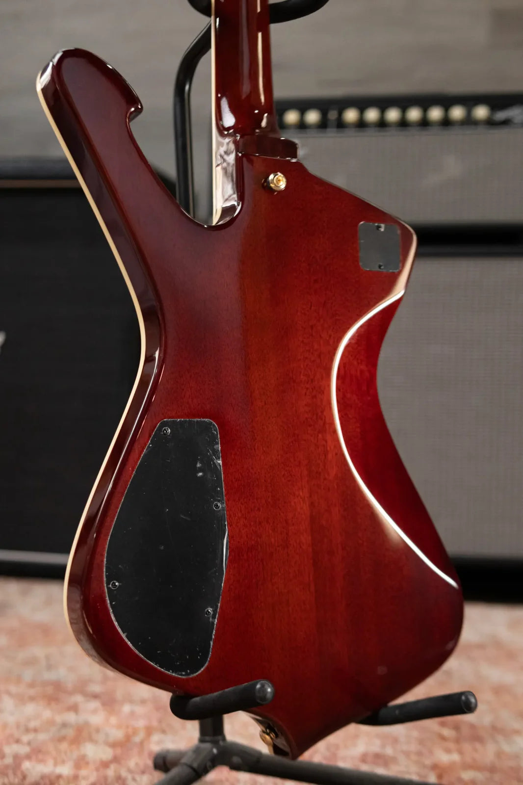 Ibanez Iceman IC420FMVLS Electric Guitar - Violin Sunburst with Gig Bag