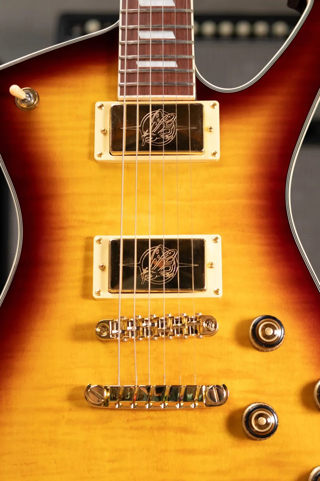 Ibanez Iceman IC420FMVLS Electric Guitar - Violin Sunburst with Gig Bag