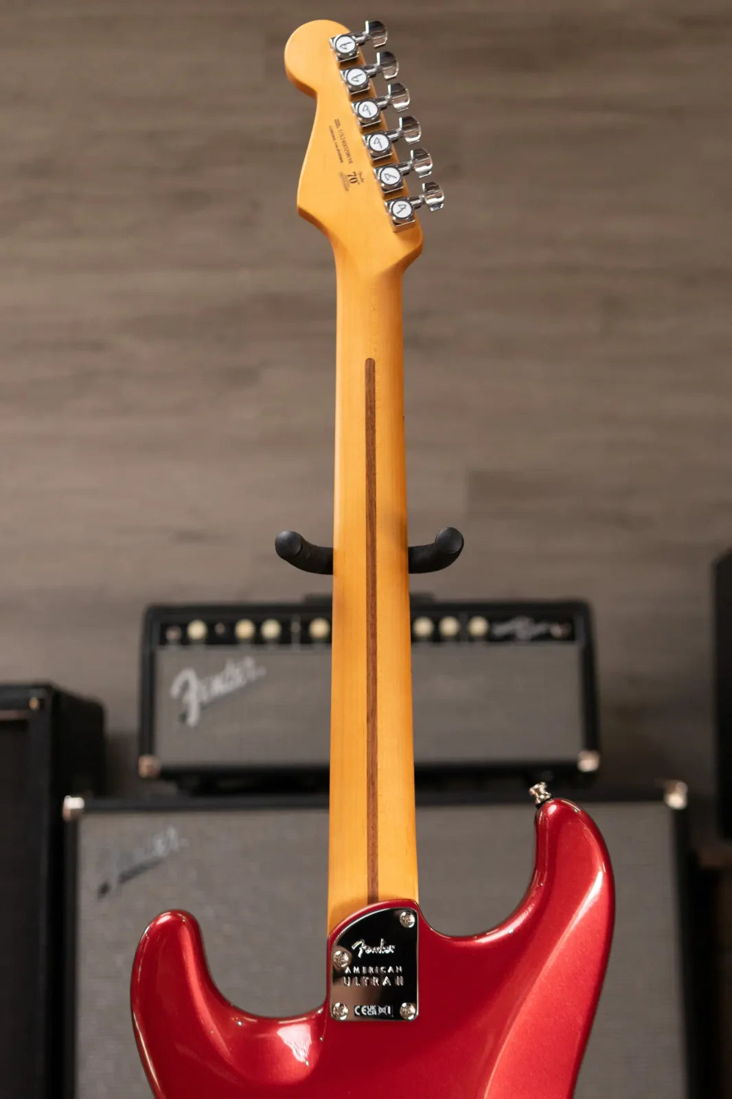 Fender American Ultra II Stratocaster - Sinister Red with Hardshell Case