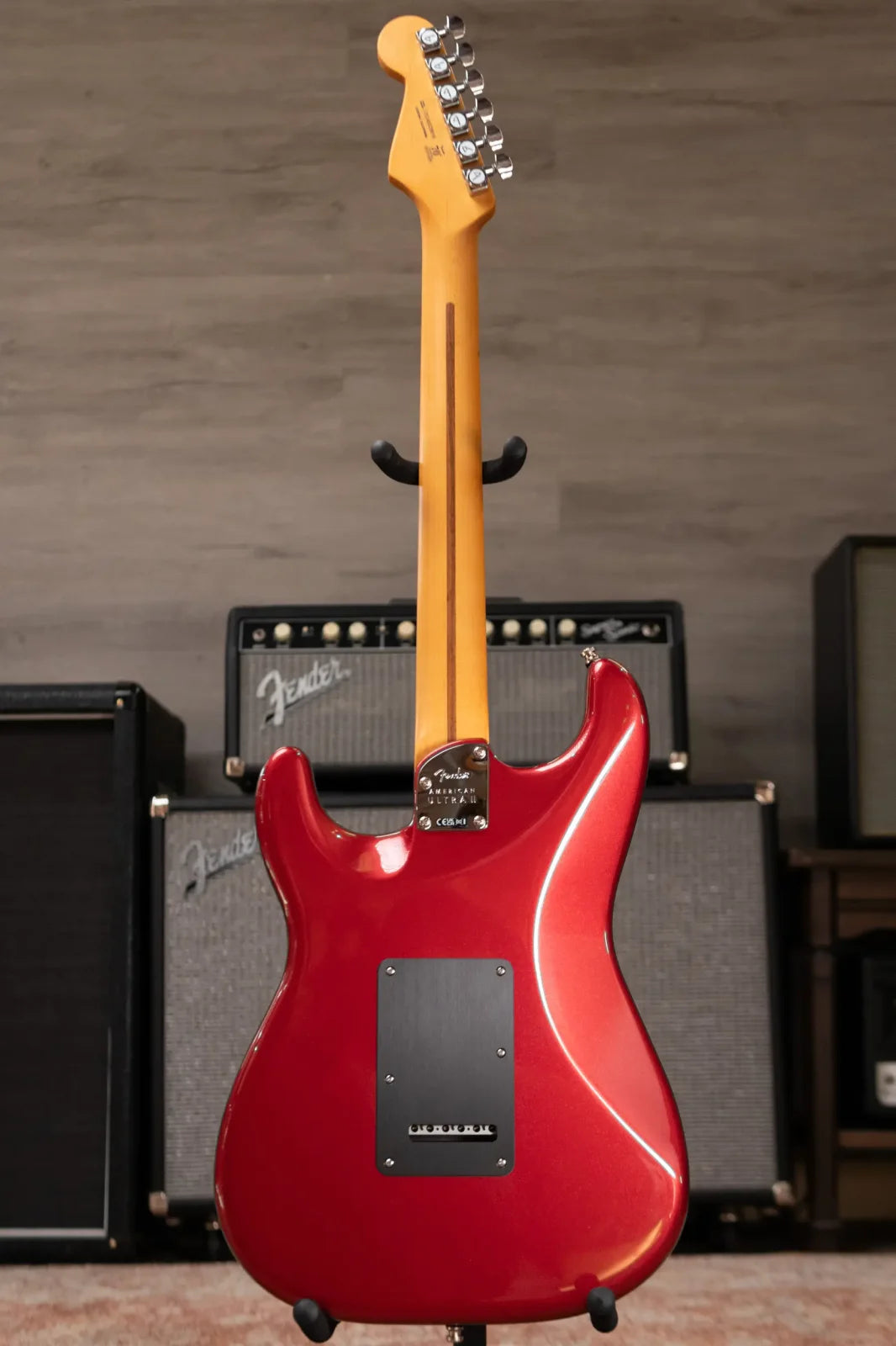 Fender American Ultra II Stratocaster - Sinister Red with Hardshell Case