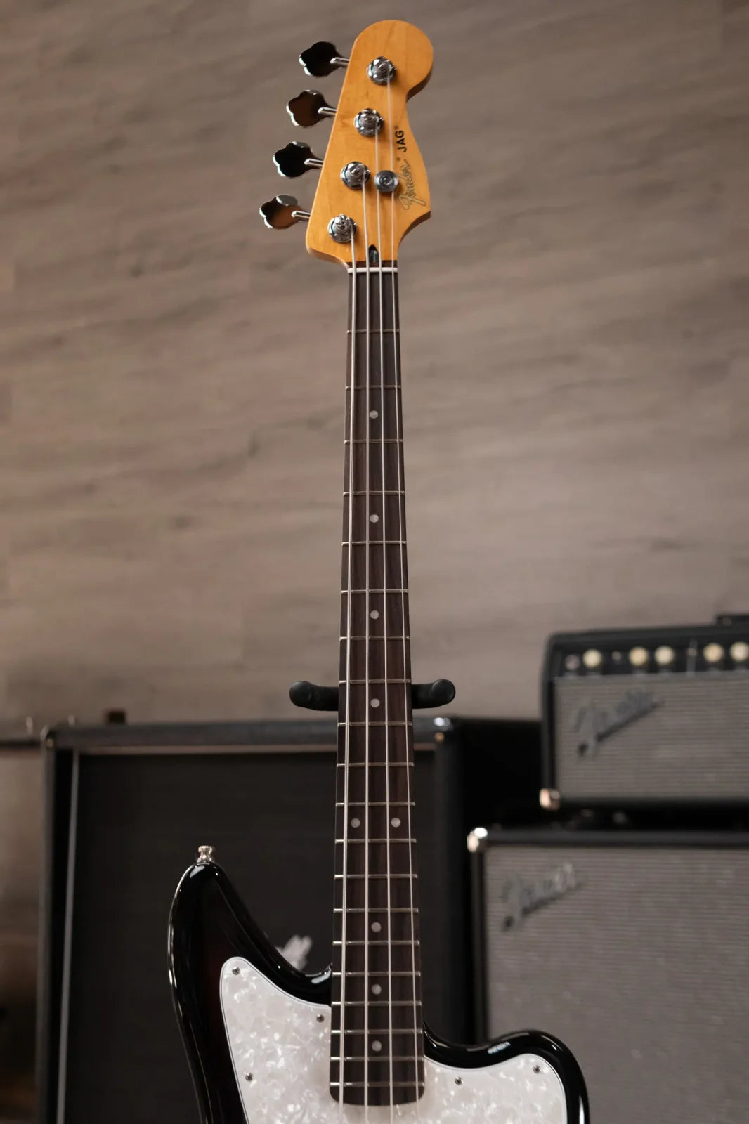 Fender Limited Edition Mark Hoppus Jaguar Bass - 3-Color Sunburst with Deluxe Gig Bag