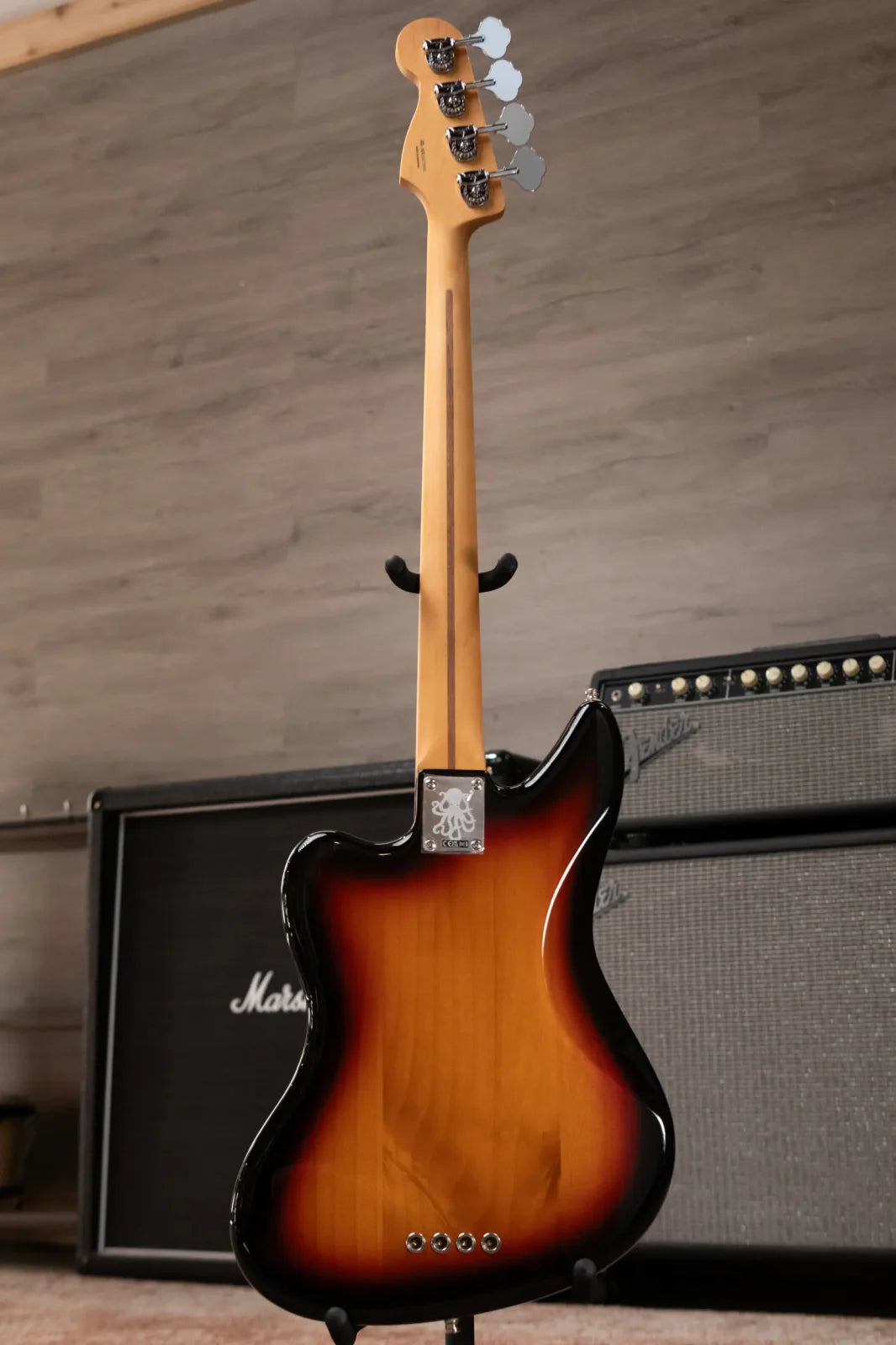 Fender Limited Edition Mark Hoppus Jaguar Bass - 3-Color Sunburst with Deluxe Gig Bag