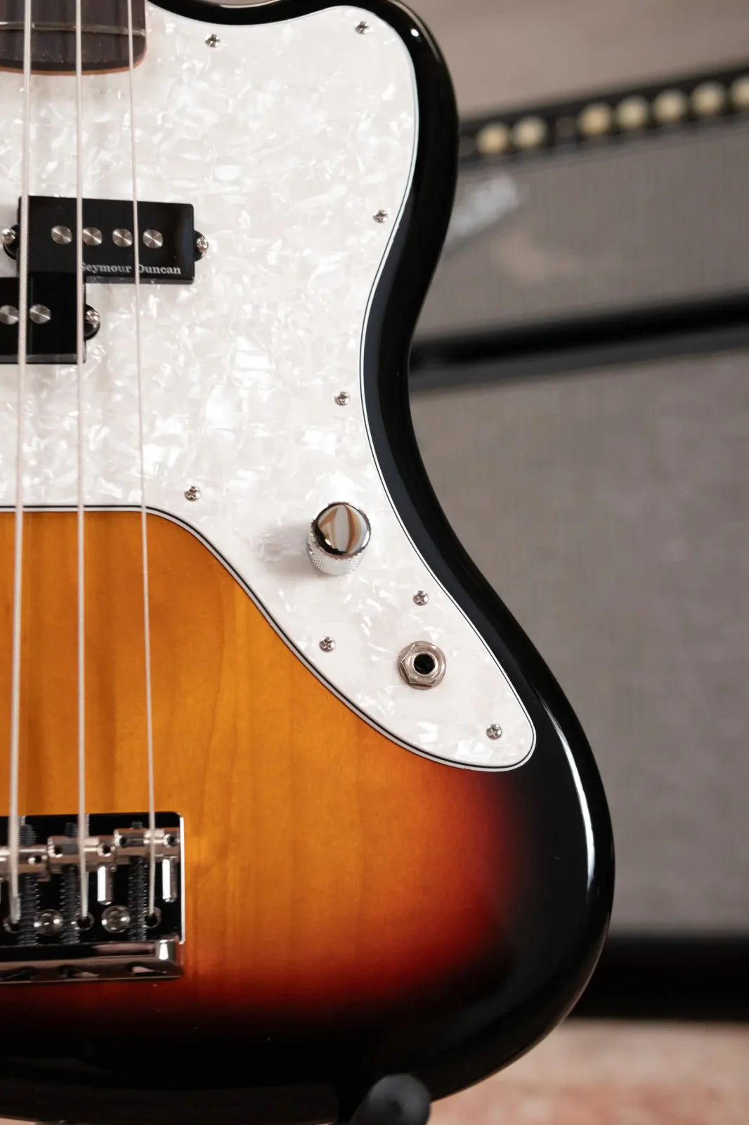 Fender Limited Edition Mark Hoppus Jaguar Bass - 3-Color Sunburst with Deluxe Gig Bag