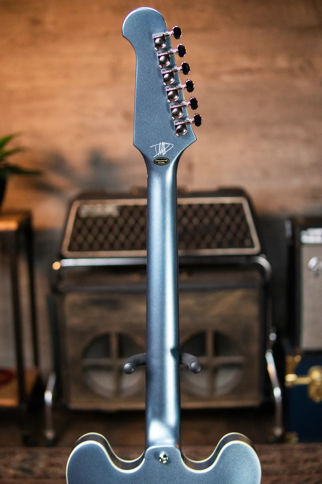 Epiphone Dave Grohl DG-335 Semi-Hollow - Pelham Blue with Hardshell Case