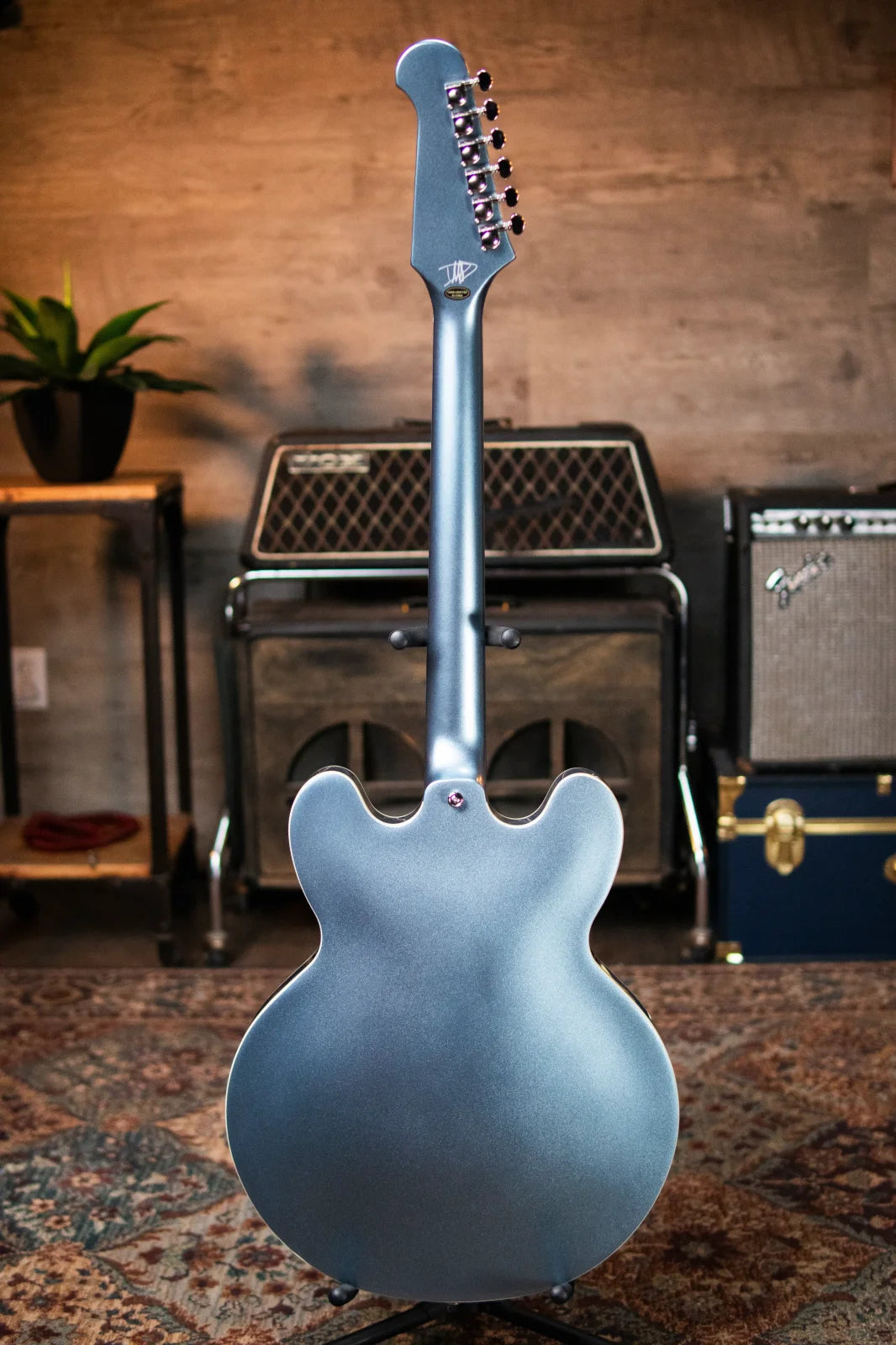 Epiphone Dave Grohl DG-335 Semi-Hollow - Pelham Blue with Hardshell Case