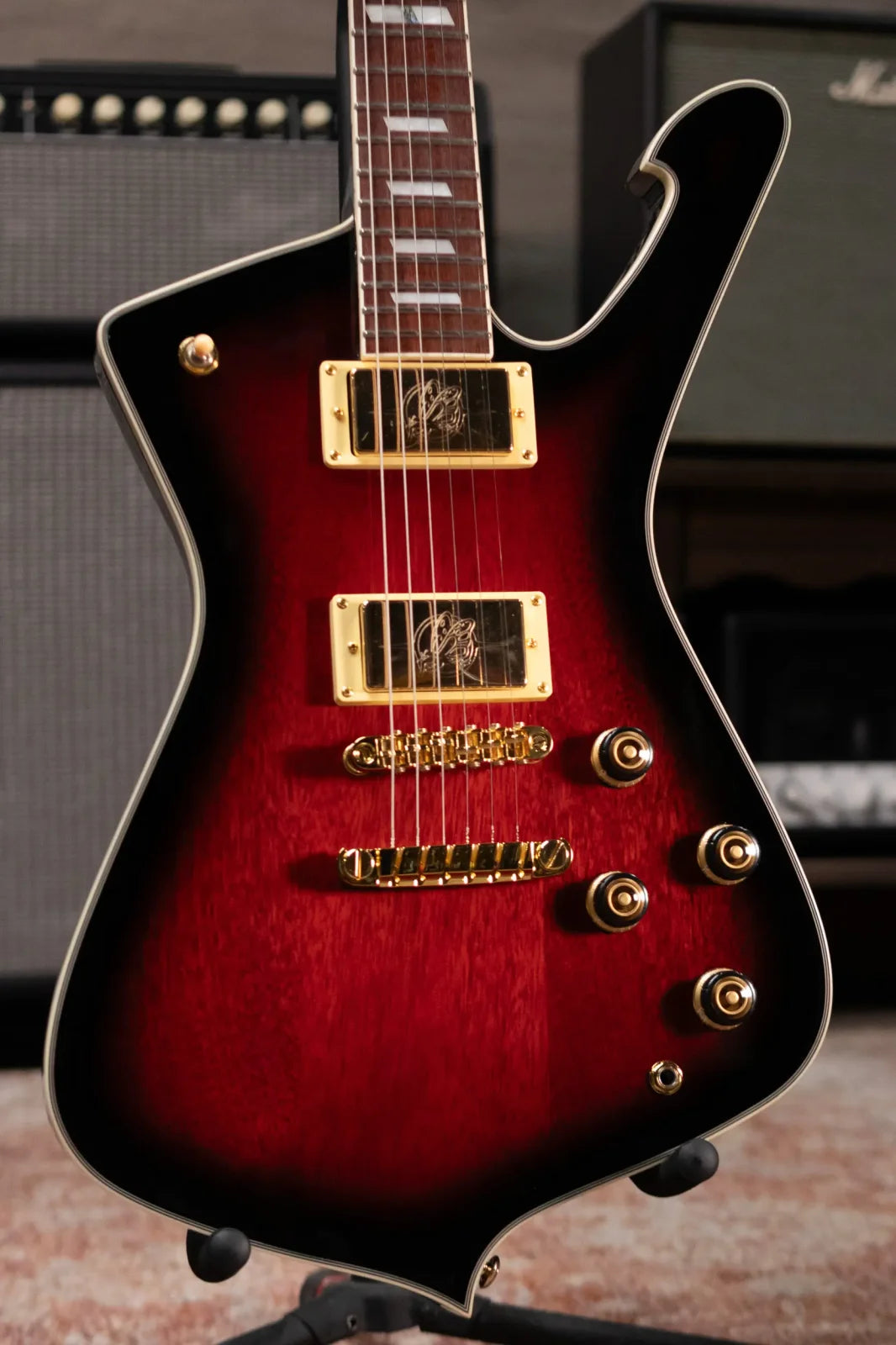 Ibanez Iceman IC420AAB Electric Guitar - Antique Autumn Burst