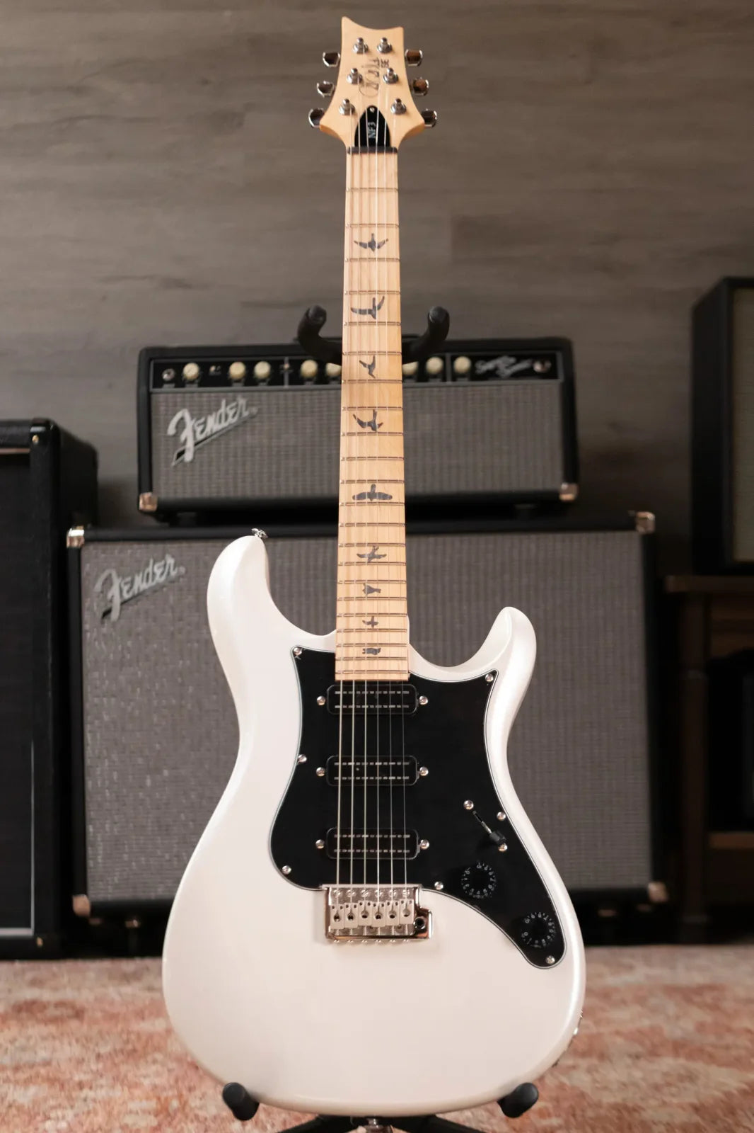 PRS SE NF3 Electric Guitar - White Pearl with Gig Bag