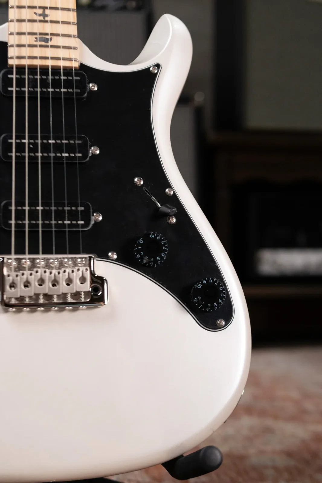 PRS SE NF3 Electric Guitar - White Pearl with Gig Bag