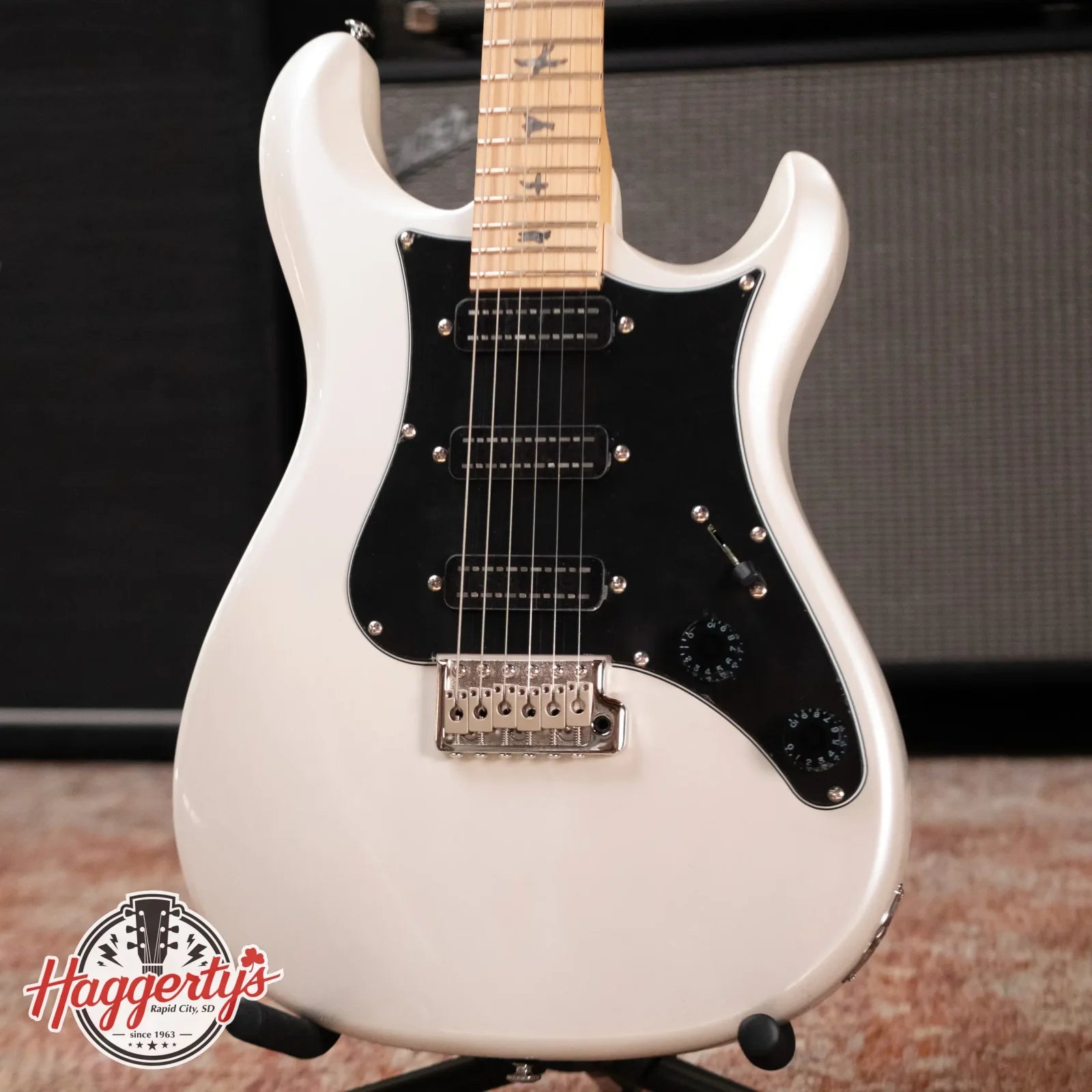 PRS SE NF3 Electric Guitar - White Pearl with Gig Bag