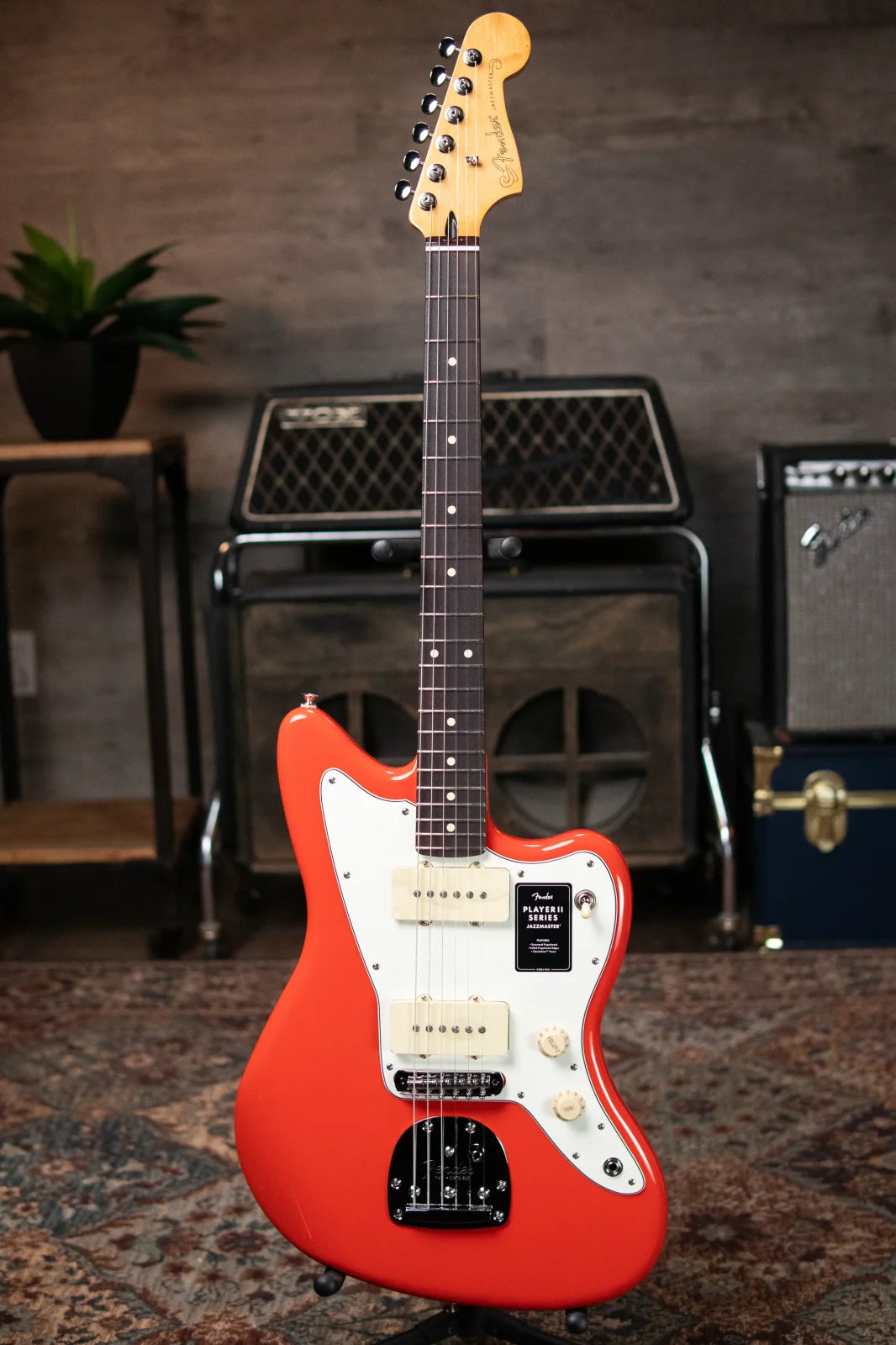 Fender Player II Jazzmaster Rosewood Fingerboard - Coral Red