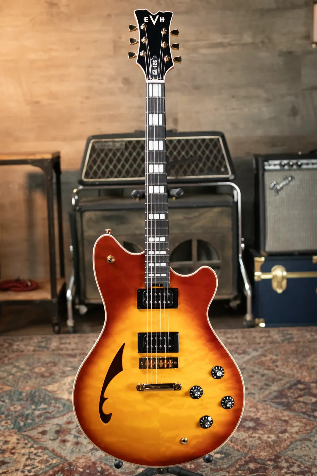 EVH SA-126 Special, QM - Tobacco Sunburst with Hardshell Case