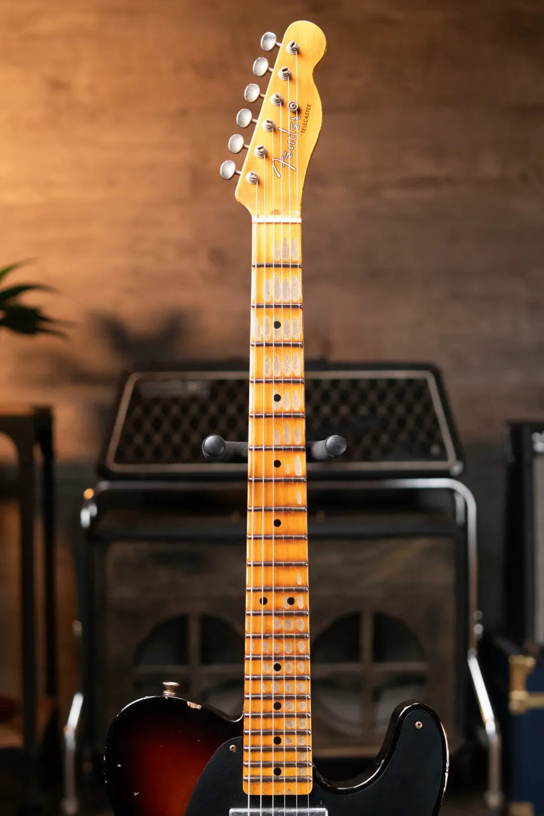 Fender Custom Shop Limited Edition CuNiFe Telecaster Custom Heavy Relic, 1-Piece Maple Neck with Hardshell Case - Faded Aged Wide-Fade 2-Color Sunburst
