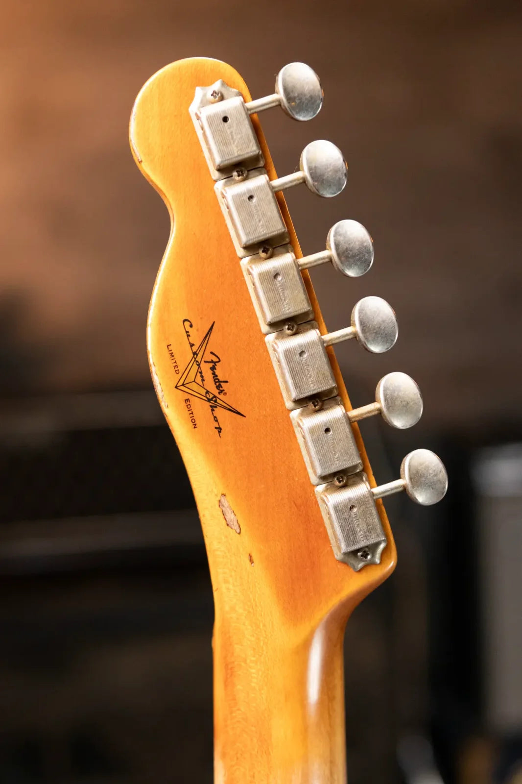 Fender Custom Shop Limited Edition CuNiFe Telecaster Custom Heavy Relic, 1-Piece Maple Neck with Hardshell Case - Faded Aged Wide-Fade 2-Color Sunburst
