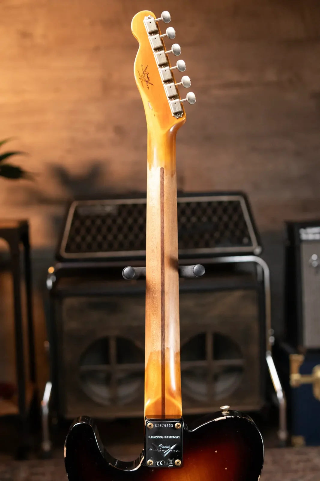 Fender Custom Shop Limited Edition CuNiFe Telecaster Custom Heavy Relic, 1-Piece Maple Neck with Hardshell Case - Faded Aged Wide-Fade 2-Color Sunburst