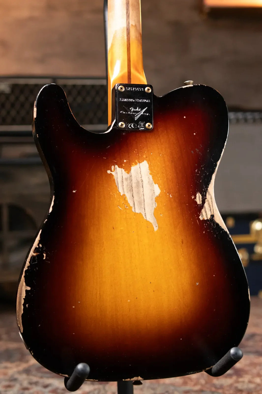 Fender Custom Shop Limited Edition CuNiFe Telecaster Custom Heavy Relic, 1-Piece Maple Neck with Hardshell Case - Faded Aged Wide-Fade 2-Color Sunburst