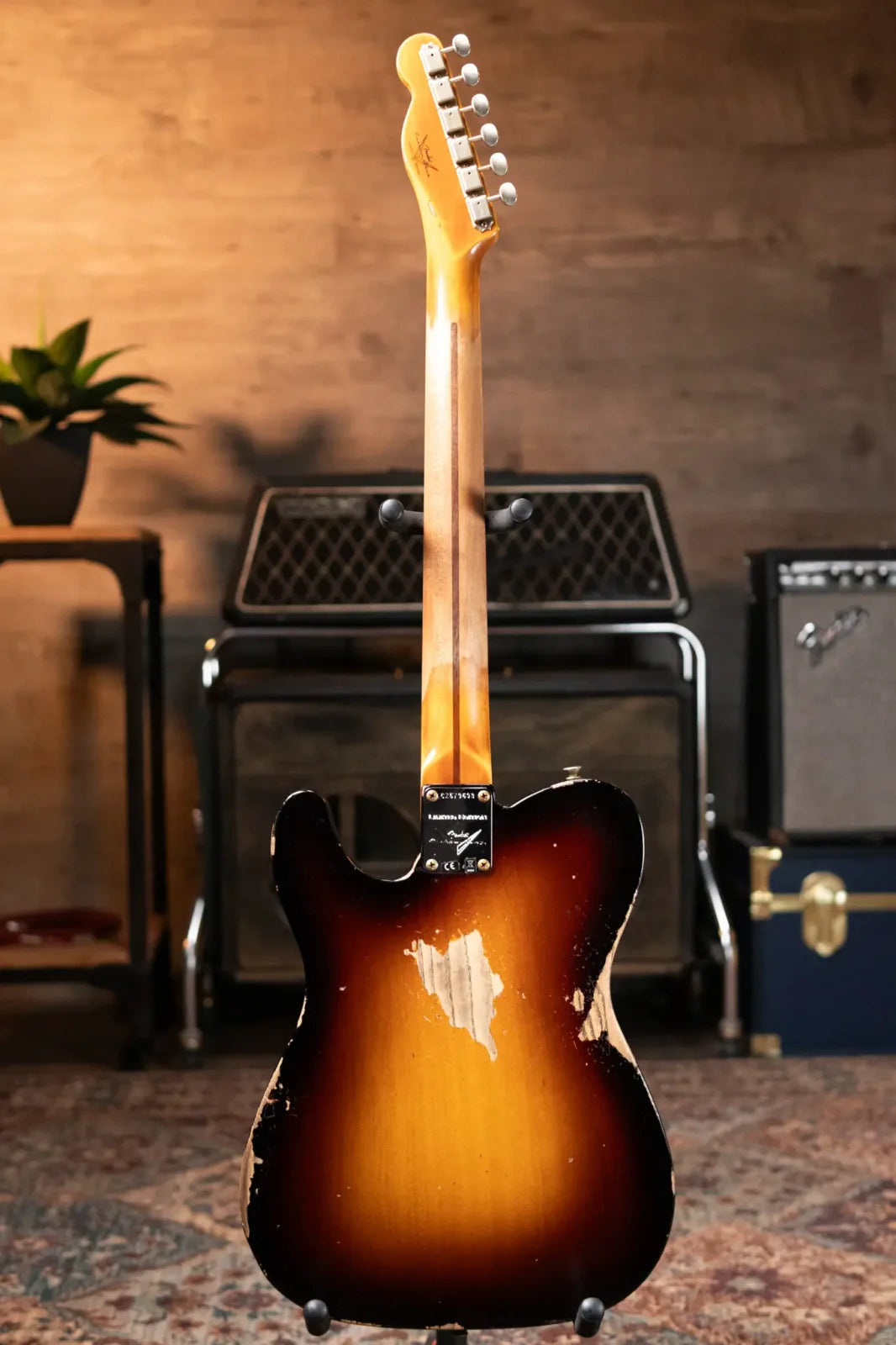Fender Custom Shop Limited Edition CuNiFe Telecaster Custom Heavy Relic, 1-Piece Maple Neck with Hardshell Case - Faded Aged Wide-Fade 2-Color Sunburst