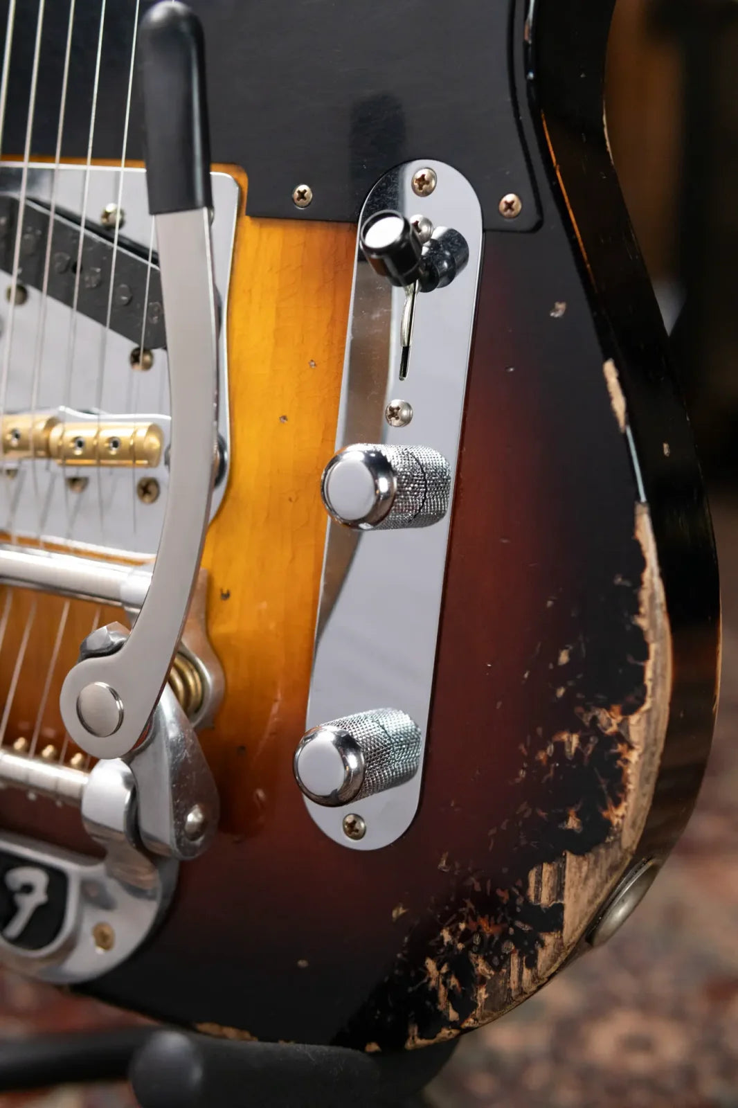 Fender Custom Shop Limited Edition CuNiFe Telecaster Custom Heavy Relic, 1-Piece Maple Neck with Hardshell Case - Faded Aged Wide-Fade 2-Color Sunburst