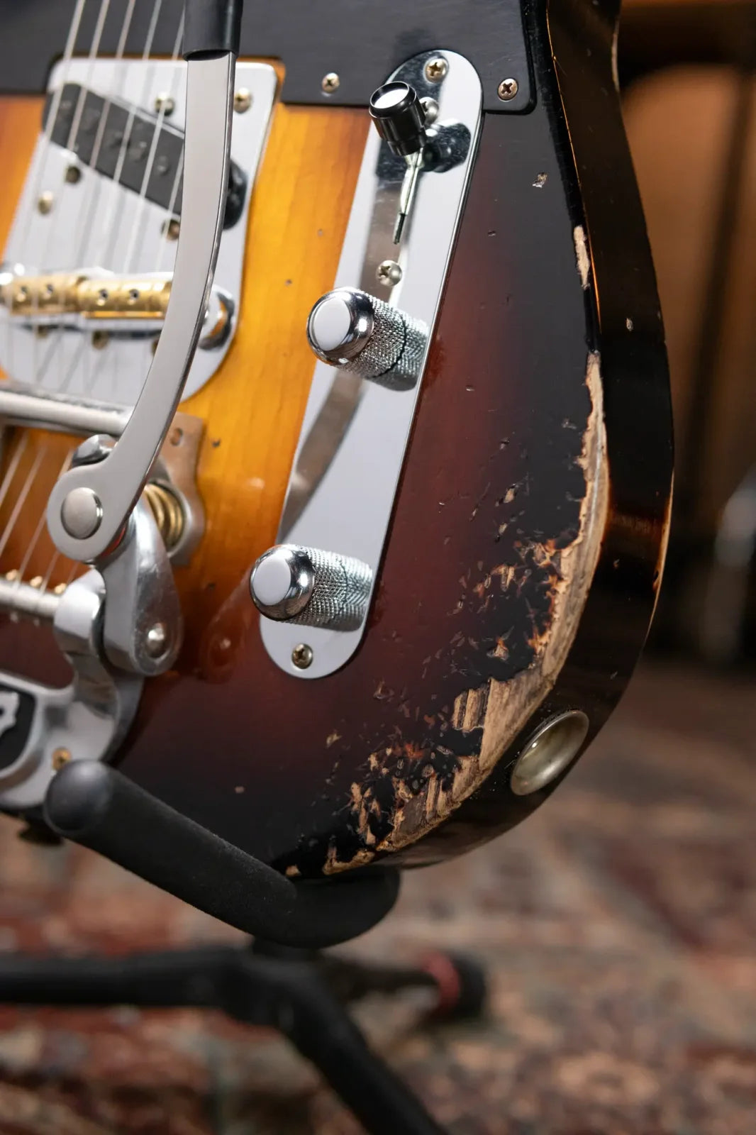 Fender Custom Shop Limited Edition CuNiFe Telecaster Custom Heavy Relic, 1-Piece Maple Neck with Hardshell Case - Faded Aged Wide-Fade 2-Color Sunburst