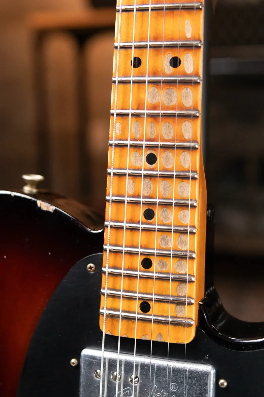 Fender Custom Shop Limited Edition CuNiFe Telecaster Custom Heavy Relic, 1-Piece Maple Neck with Hardshell Case - Faded Aged Wide-Fade 2-Color Sunburst