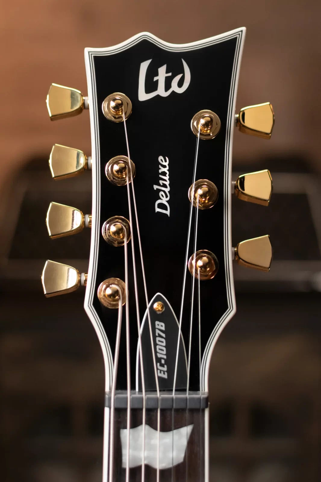 ESP LTD EC-1007B Evertune Baritone 7-String Electric Guitar - Black