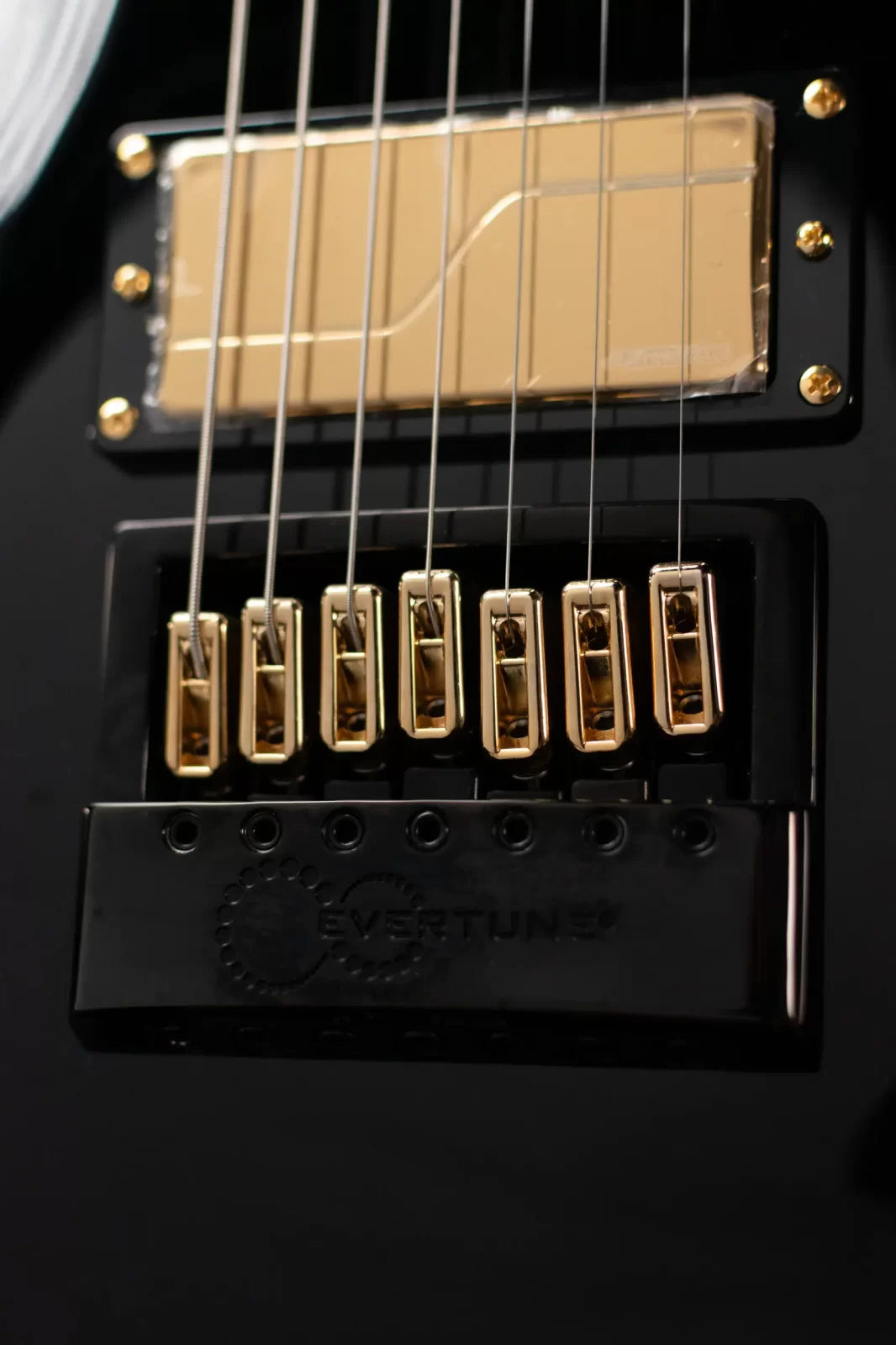 ESP LTD EC-1007B Evertune Baritone 7-String Electric Guitar - Black