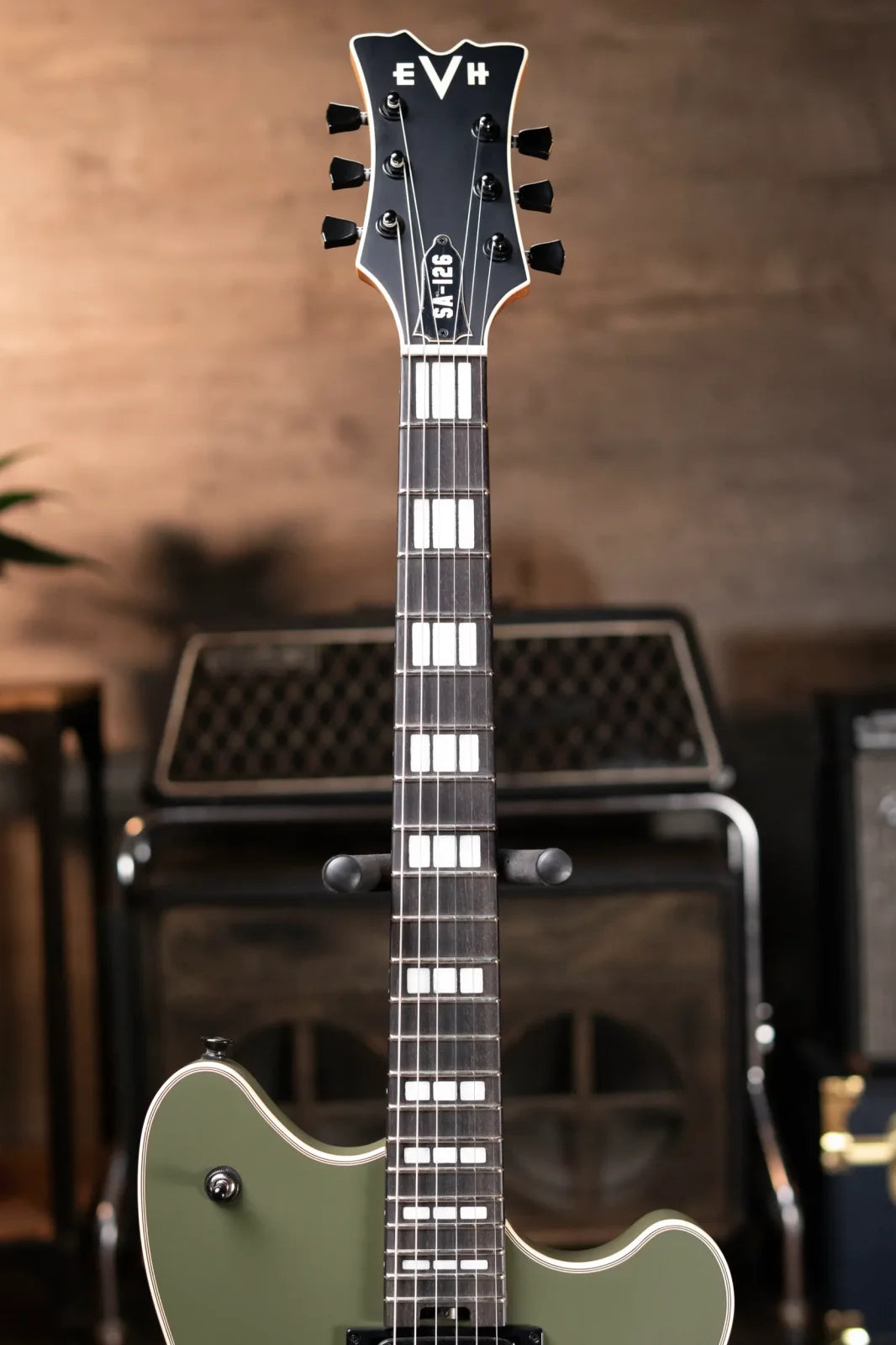 EVH SA-126 Special - Matte Army Drab with Hardshell Case