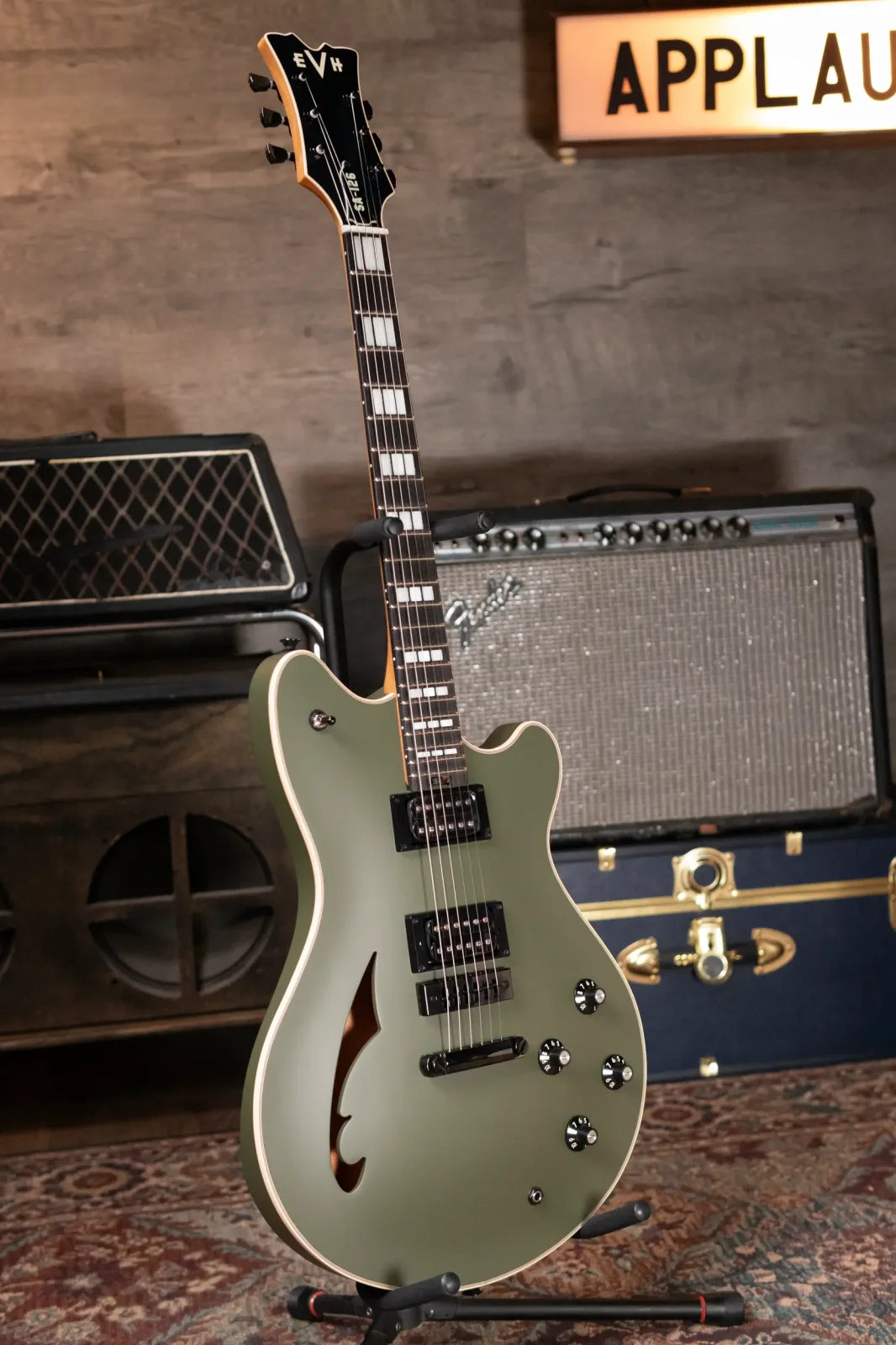 EVH SA-126 Special - Matte Army Drab with Hardshell Case