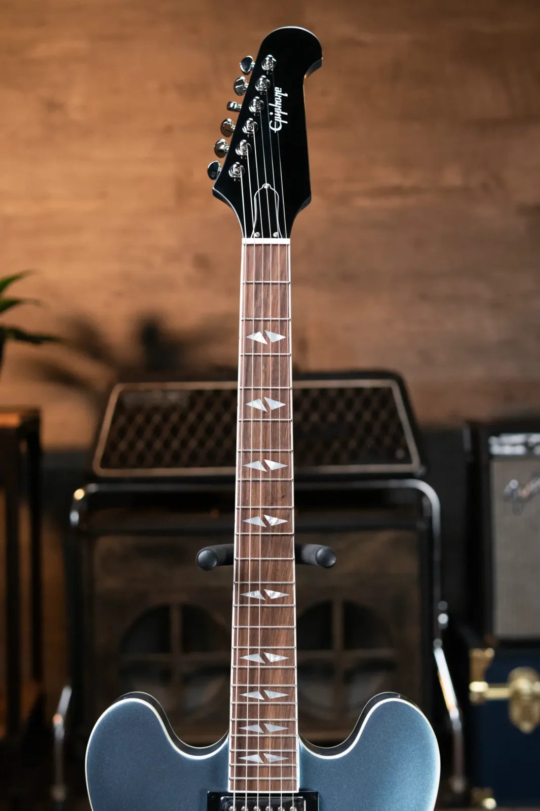 Epiphone Dave Grohl DG-335 Semi-Hollow - Pelham Blue with Hardshell Case