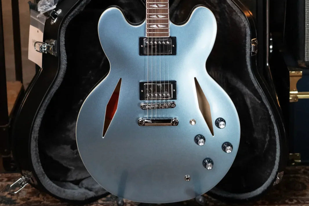 Epiphone Dave Grohl DG-335 Semi-Hollow - Pelham Blue with Hardshell Case
