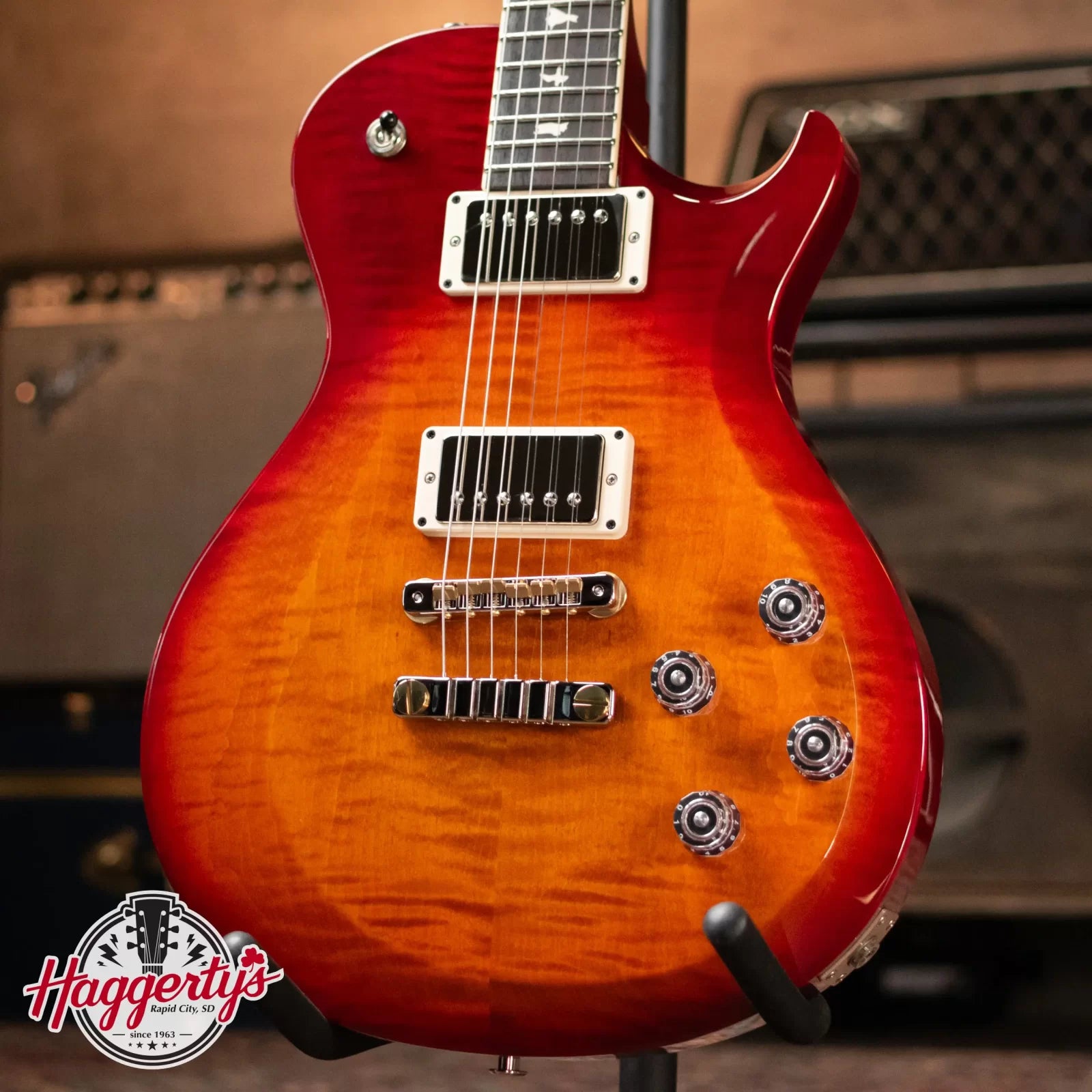 PRS S2 McCarty 594 Singlecut - Dark Cherry Sunburst with Premium Gig Bag