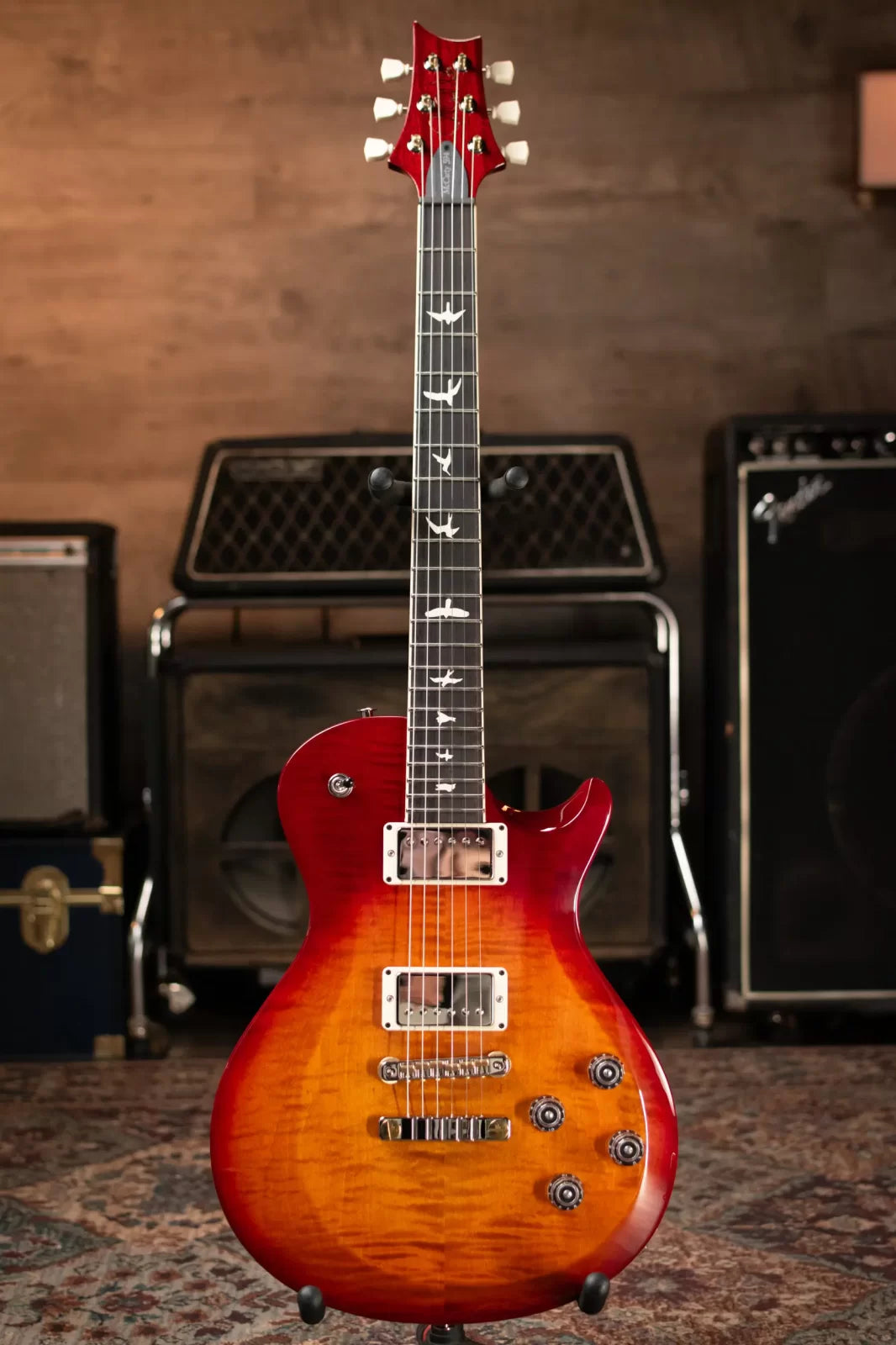 PRS S2 McCarty 594 Singlecut - Dark Cherry Sunburst with Premium Gig Bag