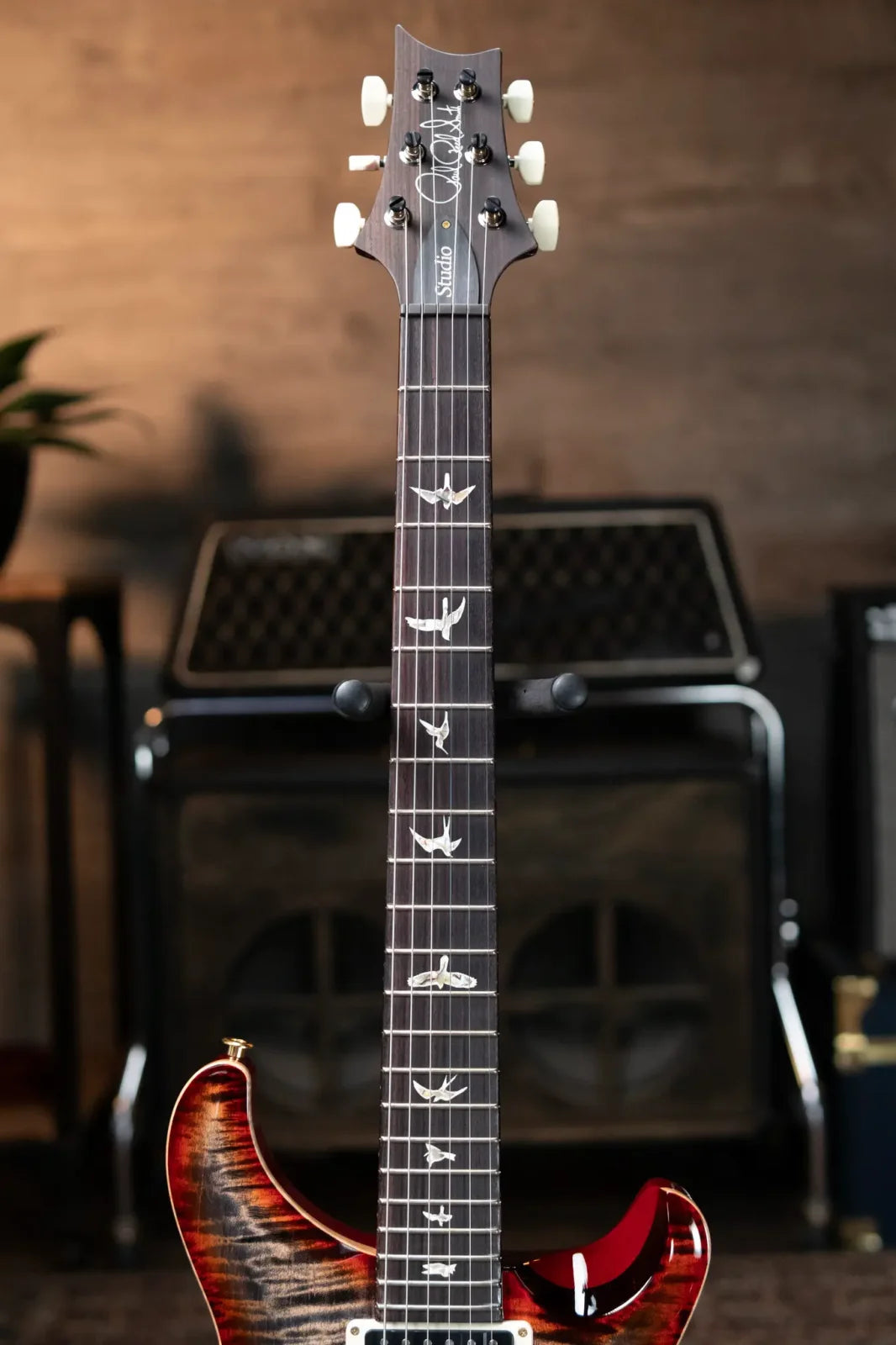 PRS Studio 22 10-Top - Charcoal Cherry Burst with Hardshell Case