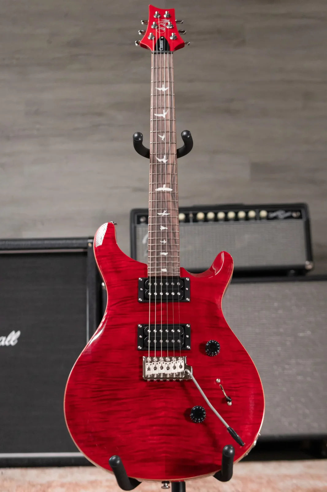 PRS SE Custom 24 Electric Guitar - Ruby with Gig Bag