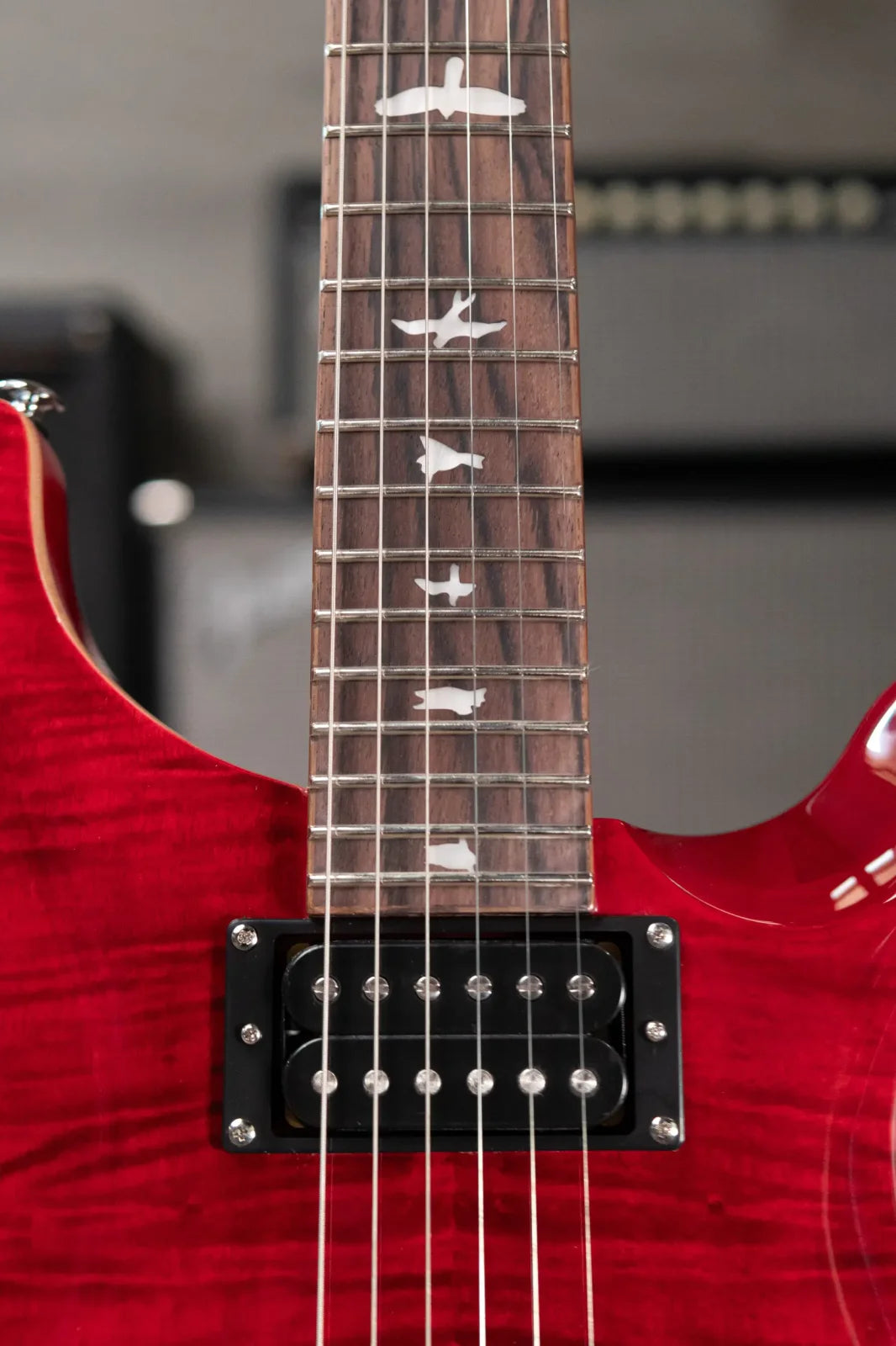 PRS SE Custom 24 Electric Guitar - Ruby with Gig Bag