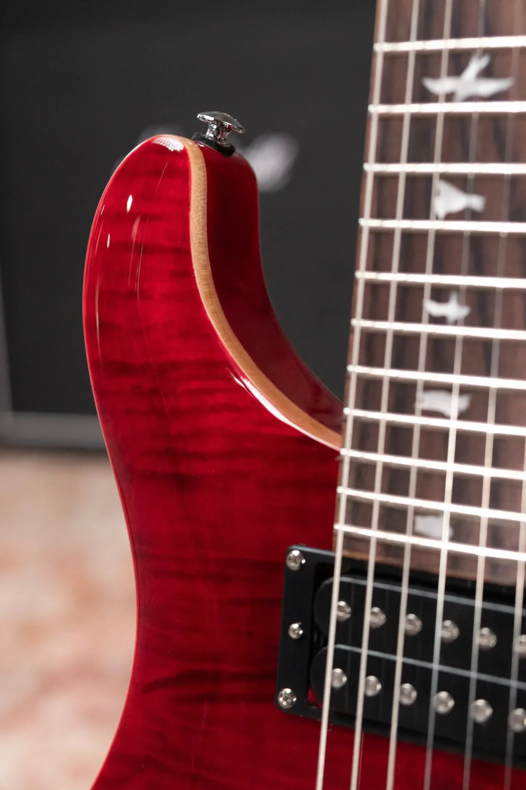 PRS SE Custom 24 Electric Guitar - Ruby with Gig Bag