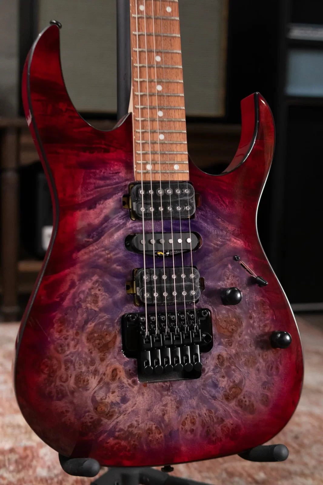 Ibanez RG470PBREB Electric Guitar - Red Eclipse Burst